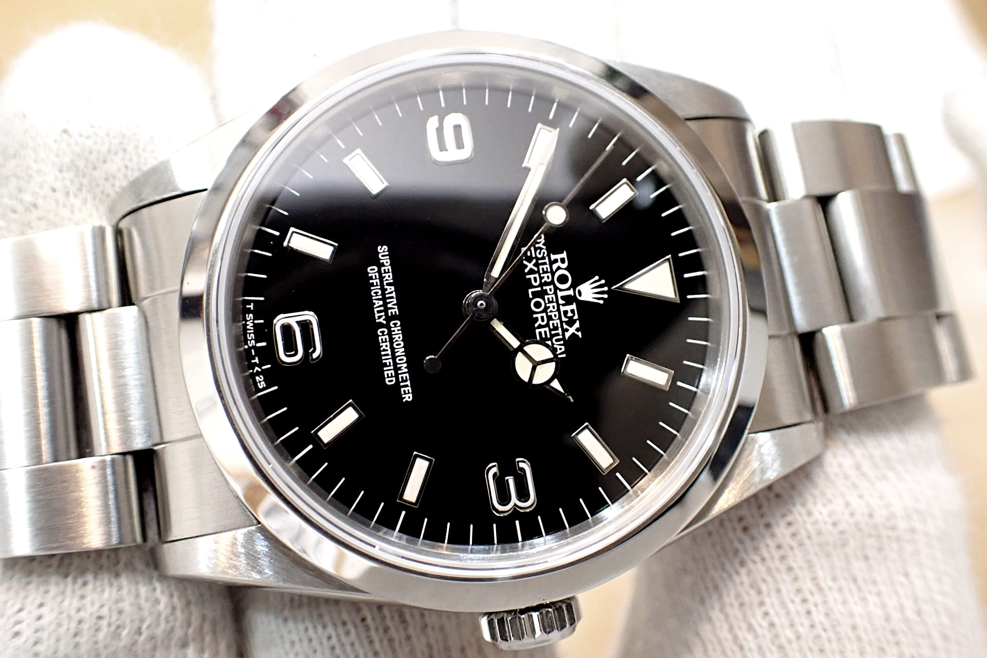 ROLEX/ロレックス エクスプローラー1 Ref.14270 シリアルX番 オールトリチウム