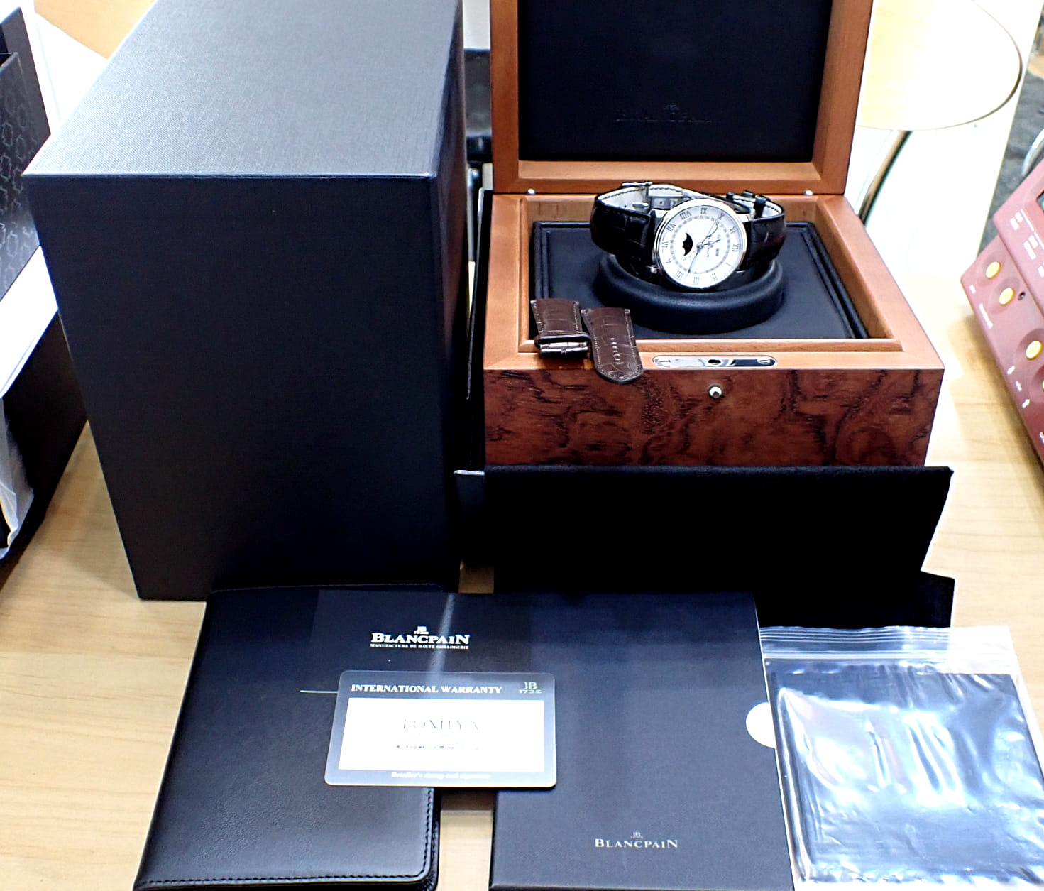 BLANCPAIN/ブランパン ヴィルレ コンプリートカレンダー ムーンフェイズ Ref.6654-1127-55B