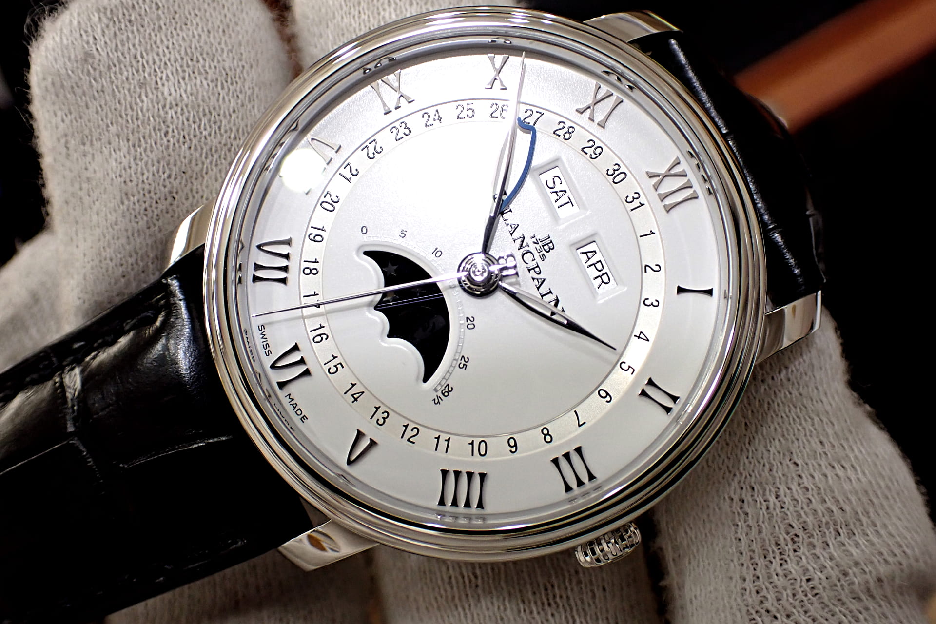 BLANCPAIN/ブランパン ヴィルレ コンプリートカレンダー ムーンフェイズ Ref.6654-1127-55B