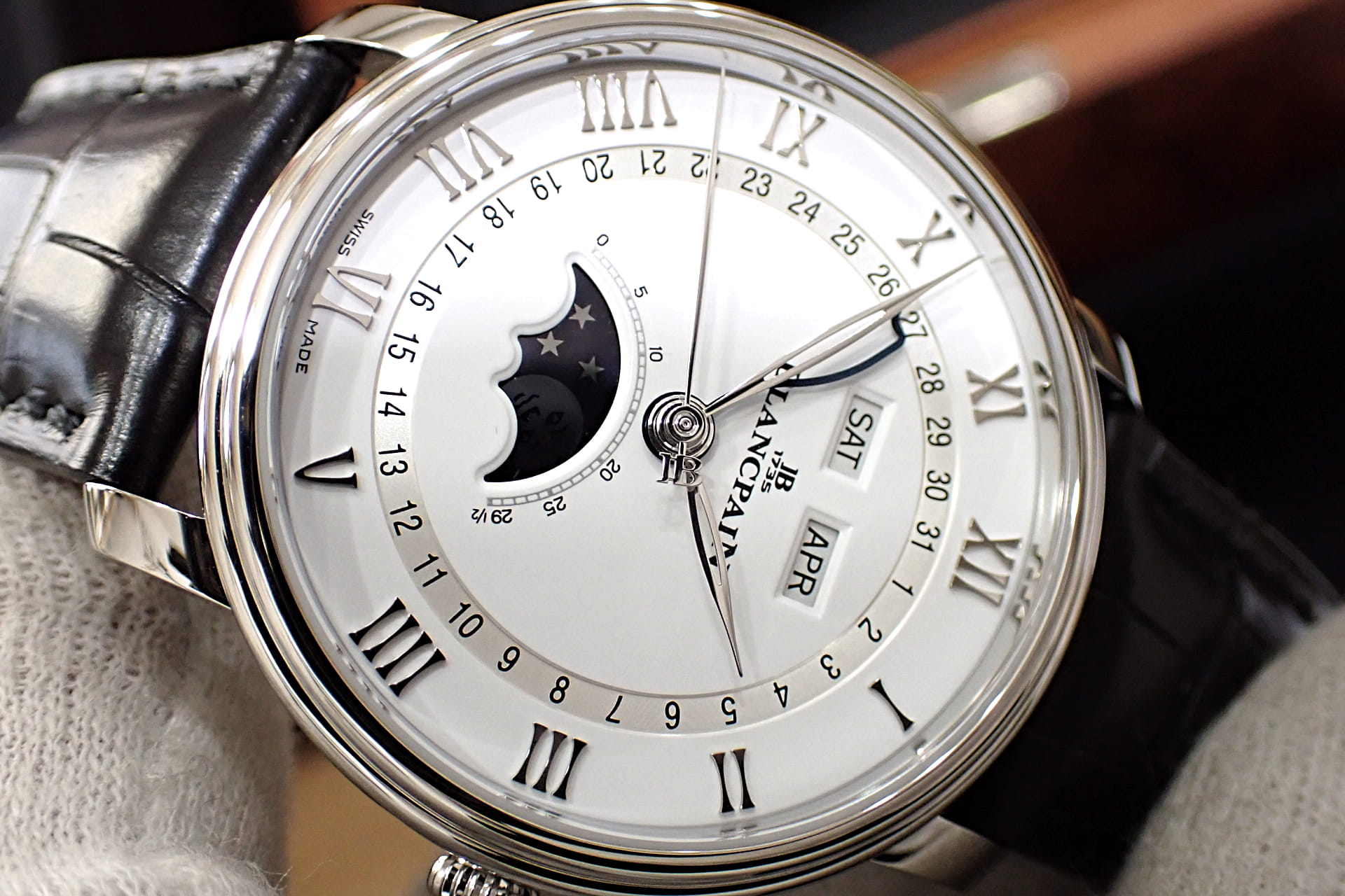 BLANCPAIN/ブランパン ヴィルレ コンプリートカレンダー ムーンフェイズ Ref.6654-1127-55B