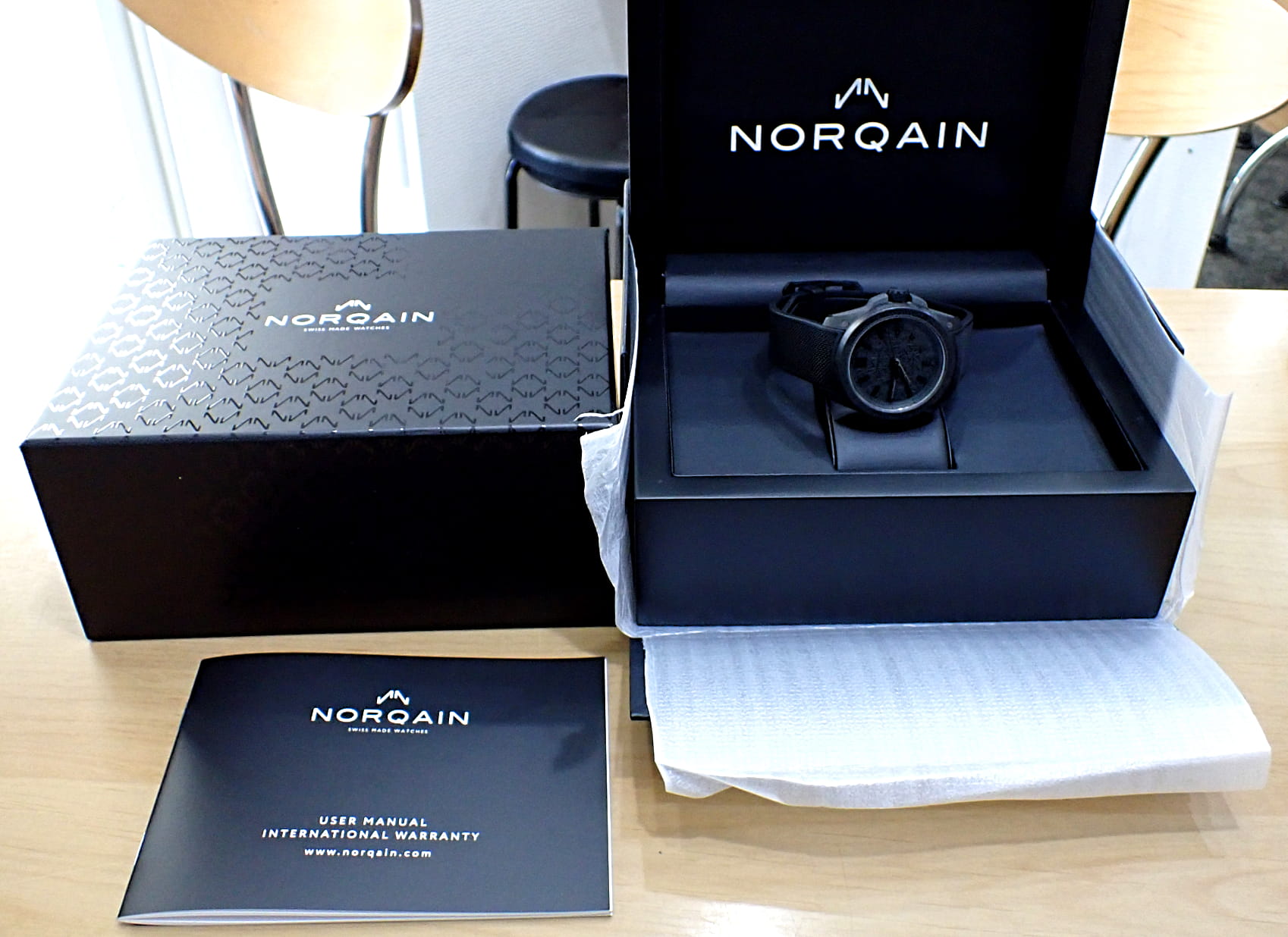 ノルケイン/NORQAIN ワイルドワン オールブラック Ref.N3000.21Q34.B02.R01