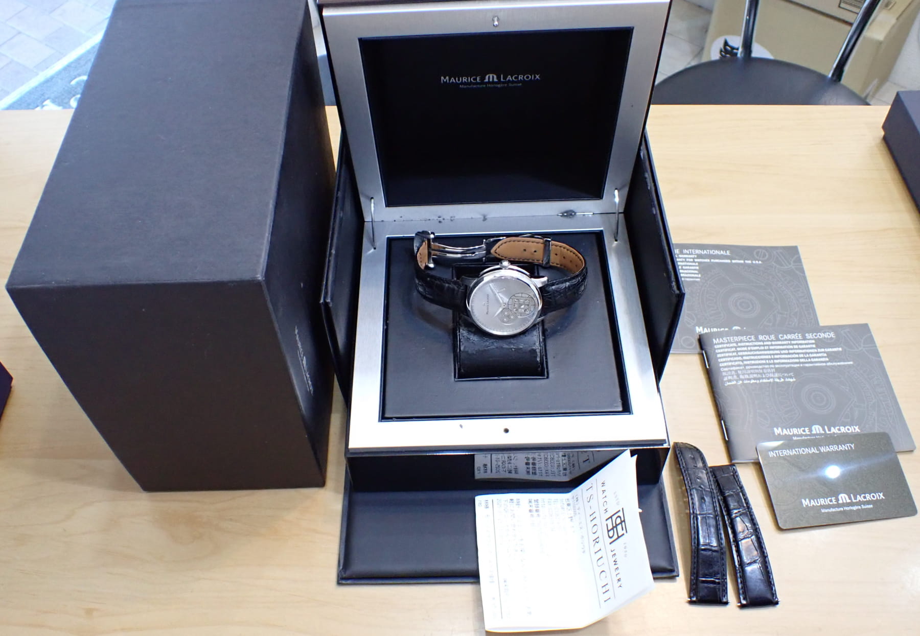 MAURICE LACROIX/モーリスラクロア マスターピース ルー・カレ・セコンド Ref.MP7158-SS001-901