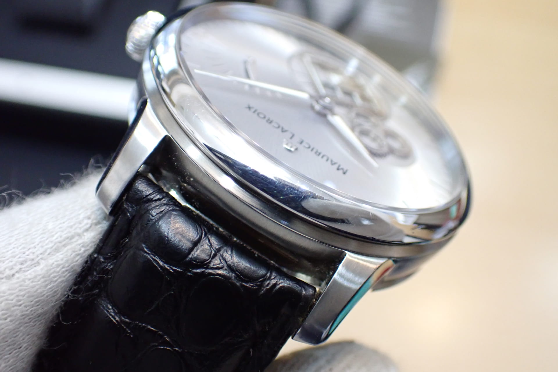 MAURICE LACROIX/モーリスラクロア マスターピース ルー・カレ・セコンド Ref.MP7158-SS001-901