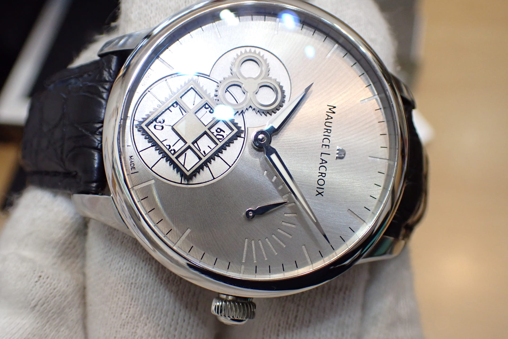 MAURICE LACROIX/モーリスラクロア マスターピース ルー・カレ・セコンド Ref.MP7158-SS001-901