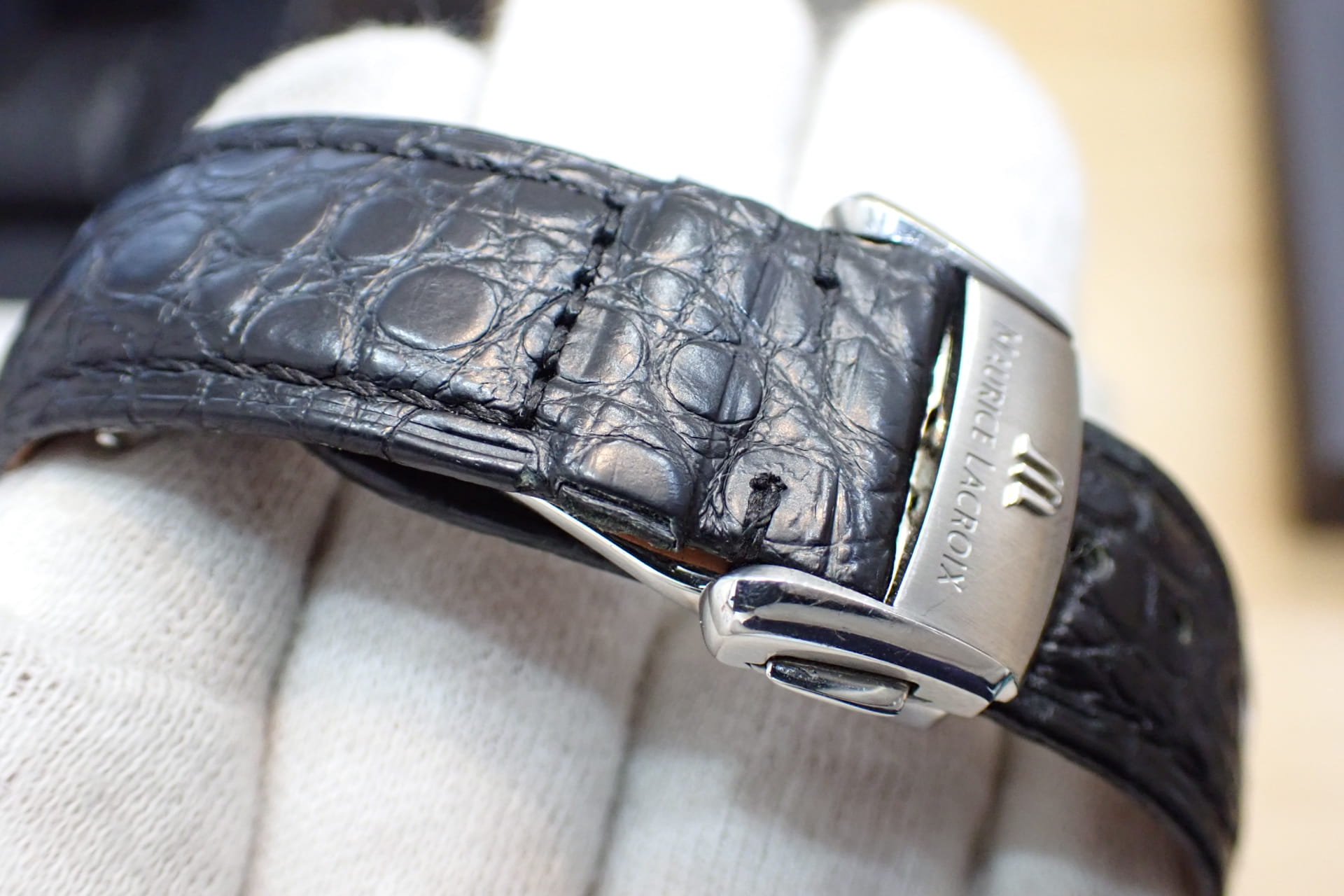 MAURICE LACROIX/モーリスラクロア マスターピース ルー・カレ・セコンド Ref.MP7158-SS001-901