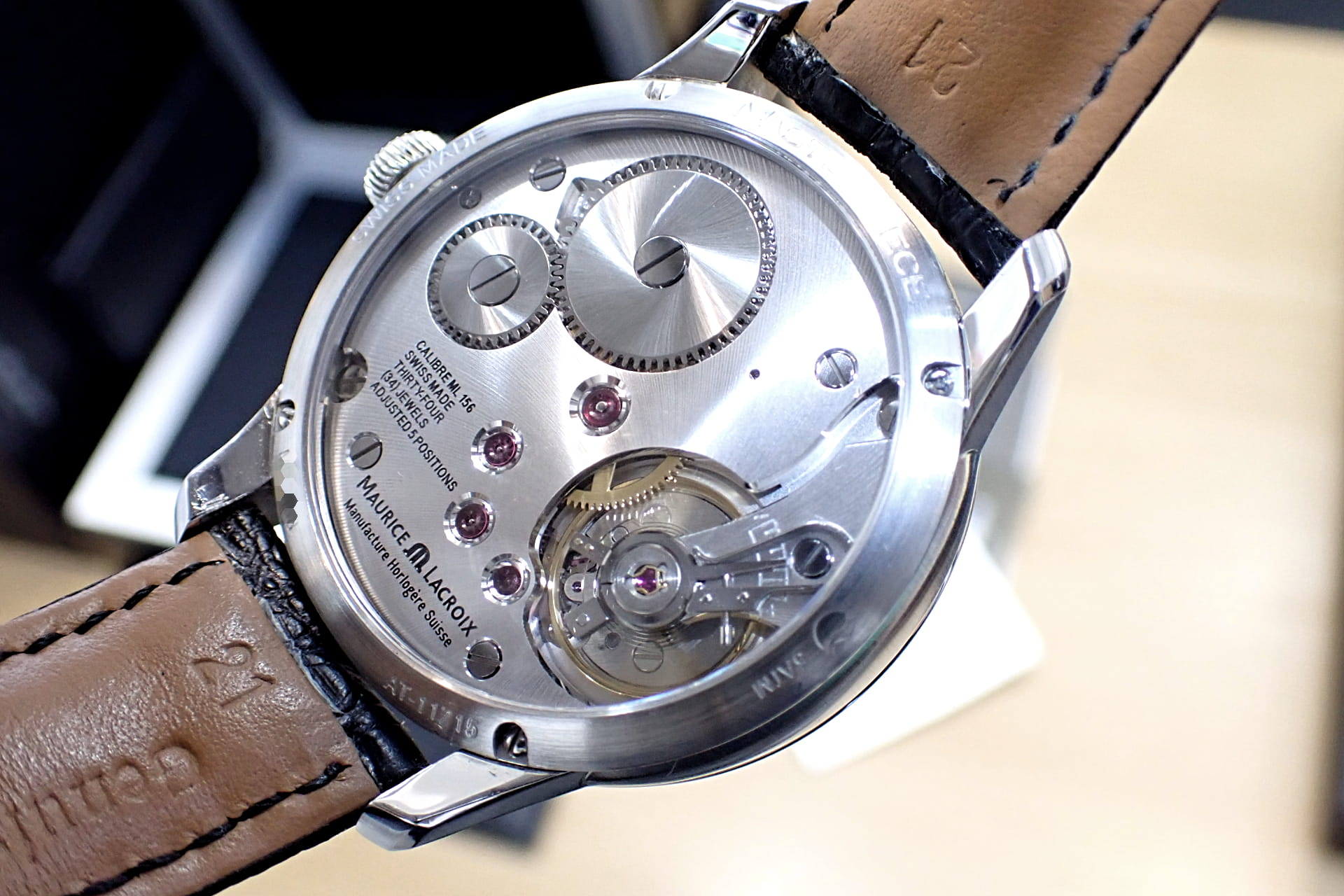 MAURICE LACROIX/モーリスラクロア マスターピース ルー・カレ・セコンド Ref.MP7158-SS001-901