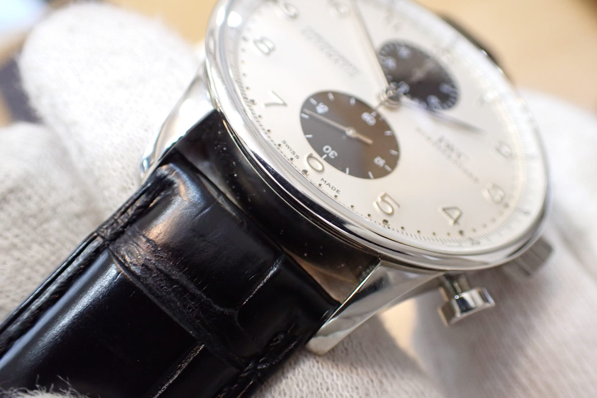 IWC ポルトギーゼ クロノグラフ Ref.IW371411 パンダ文字盤