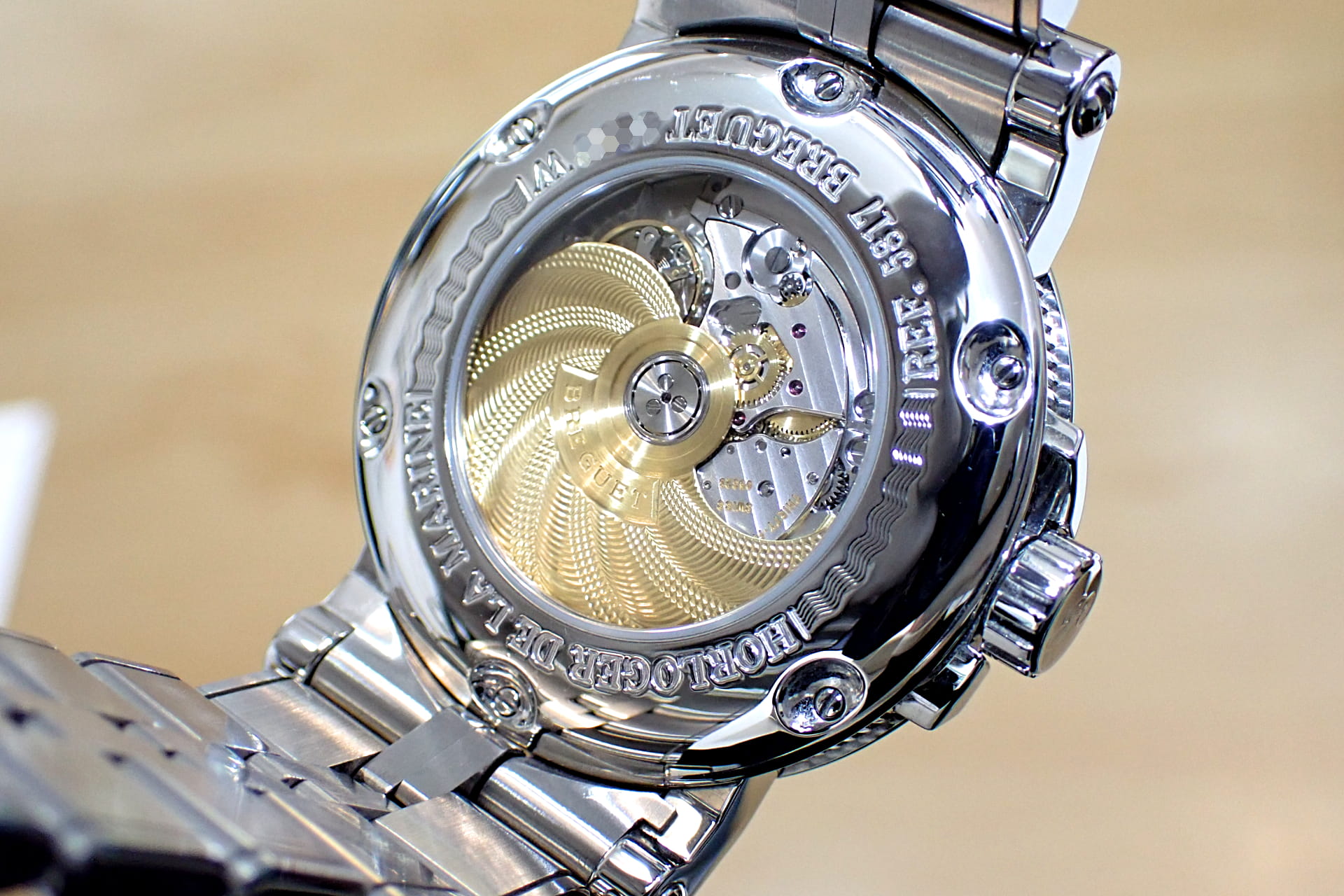 Breguet/ブレゲ マリーン2 ラージデイト Ref.5817ST/Y2/SV0 ブルー文字盤 ステンレスブレスモデル