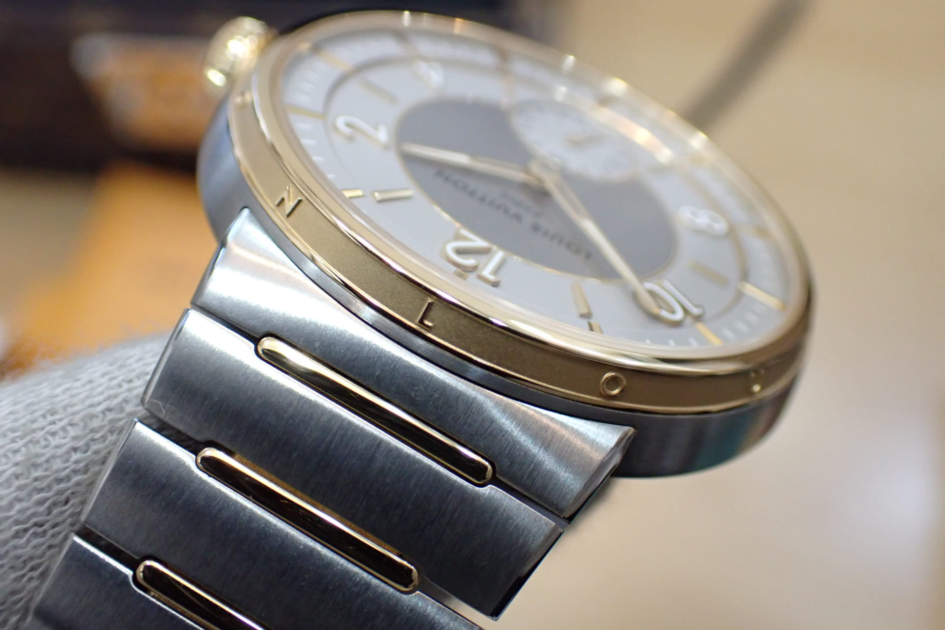 LOUIS VUITTON/ルイヴィトン タンブール オートマティック SS/18KRG コンビ Ref.W1SP10