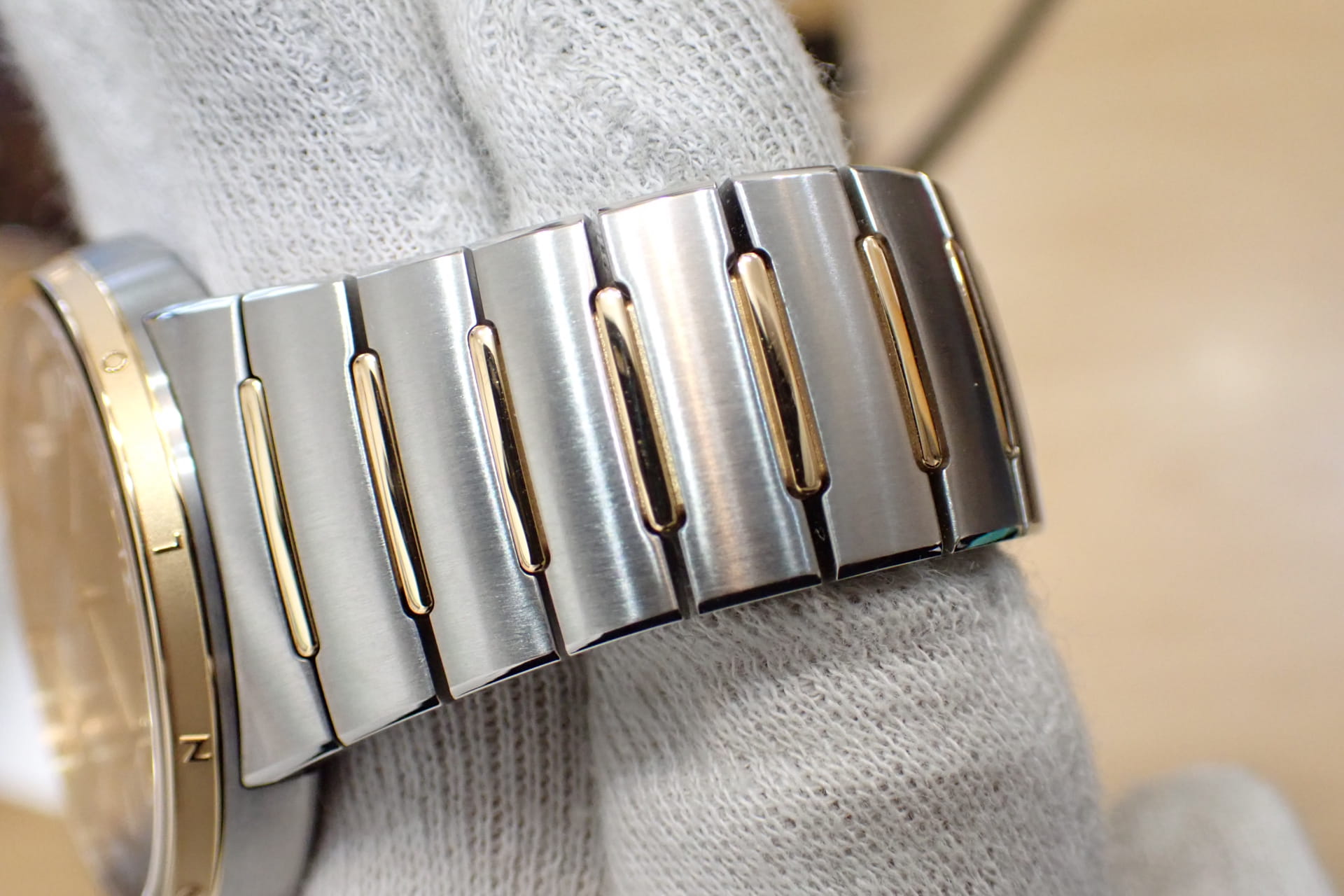 LOUIS VUITTON/ルイヴィトン タンブール オートマティック SS/18KRG コンビ Ref.W1SP10