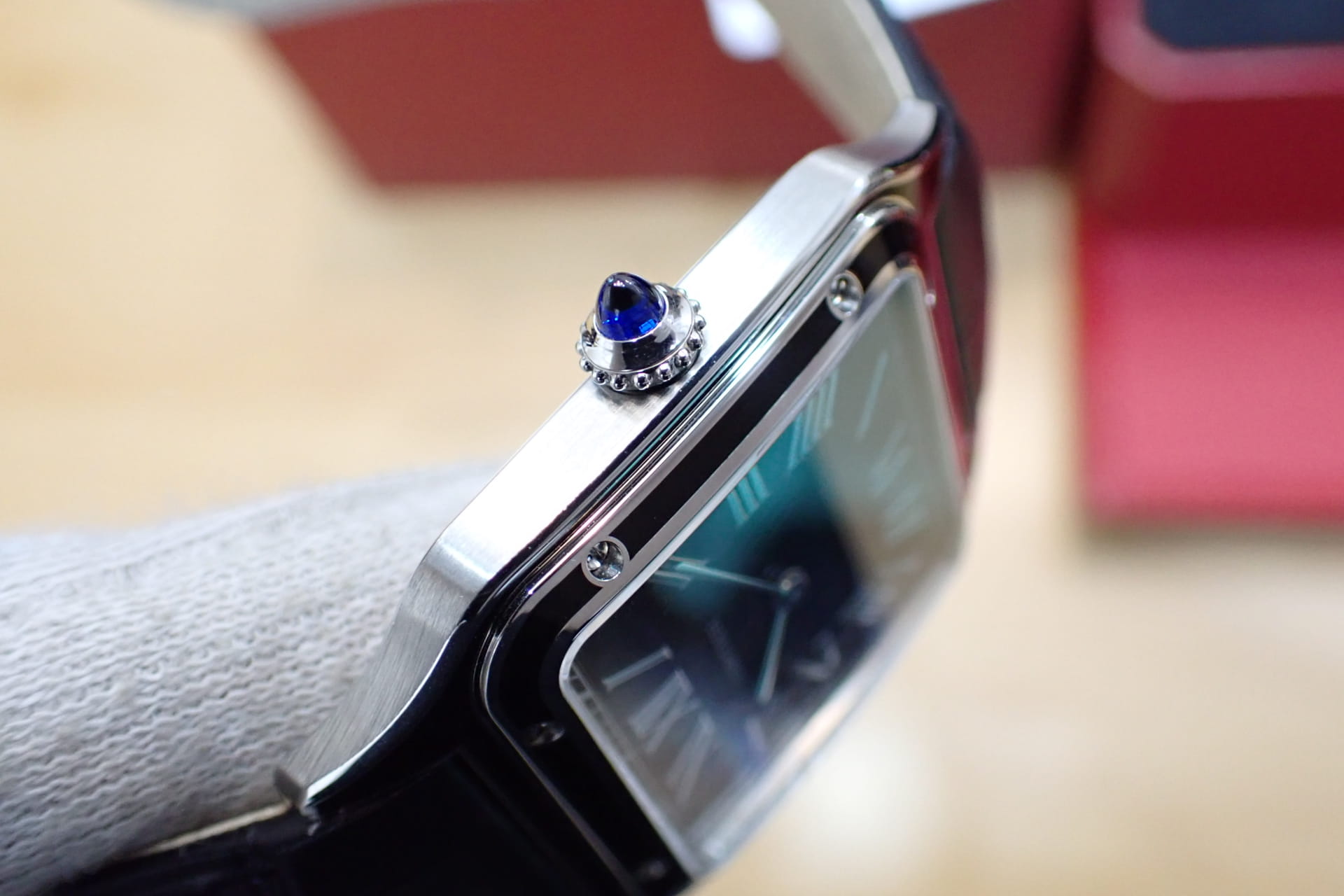 Cartier/カルティエ サントス デュモン LM Ref.WSSA0046 ブラックラッカー