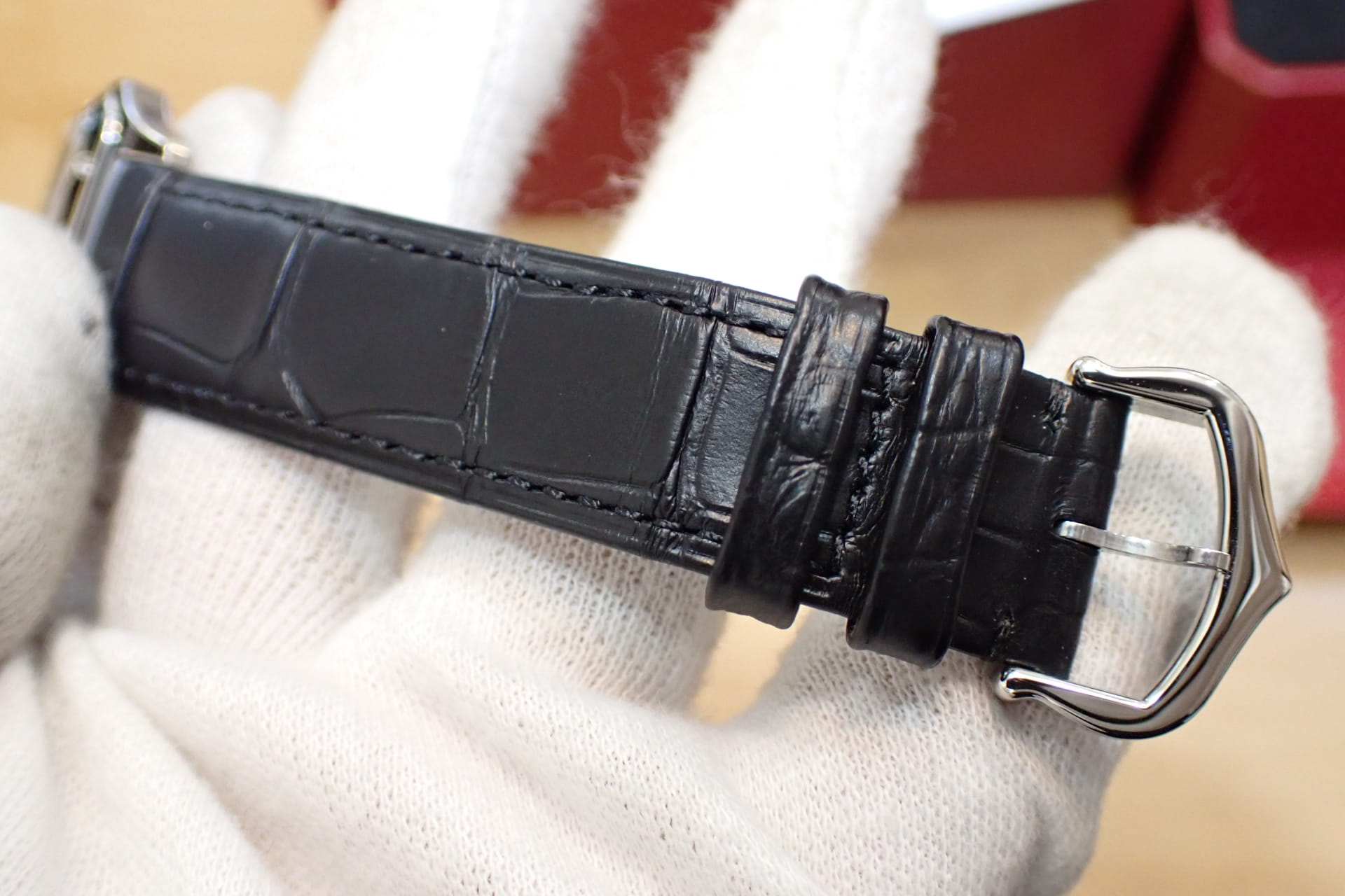 Cartier/カルティエ サントス デュモン LM Ref.WSSA0046 ブラックラッカー