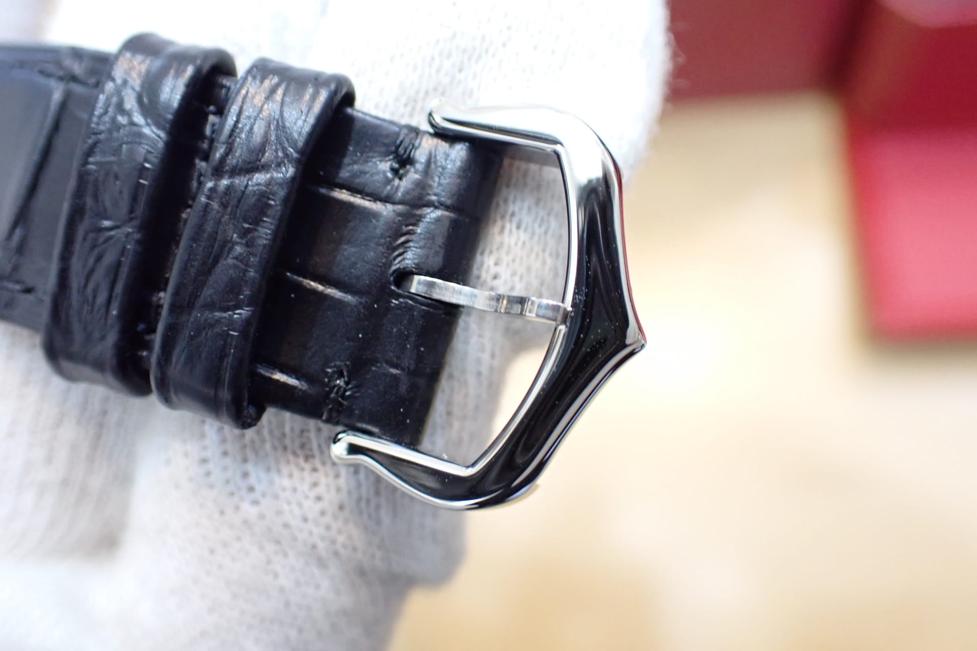 Cartier/カルティエ サントス デュモン LM Ref.WSSA0046 ブラックラッカー