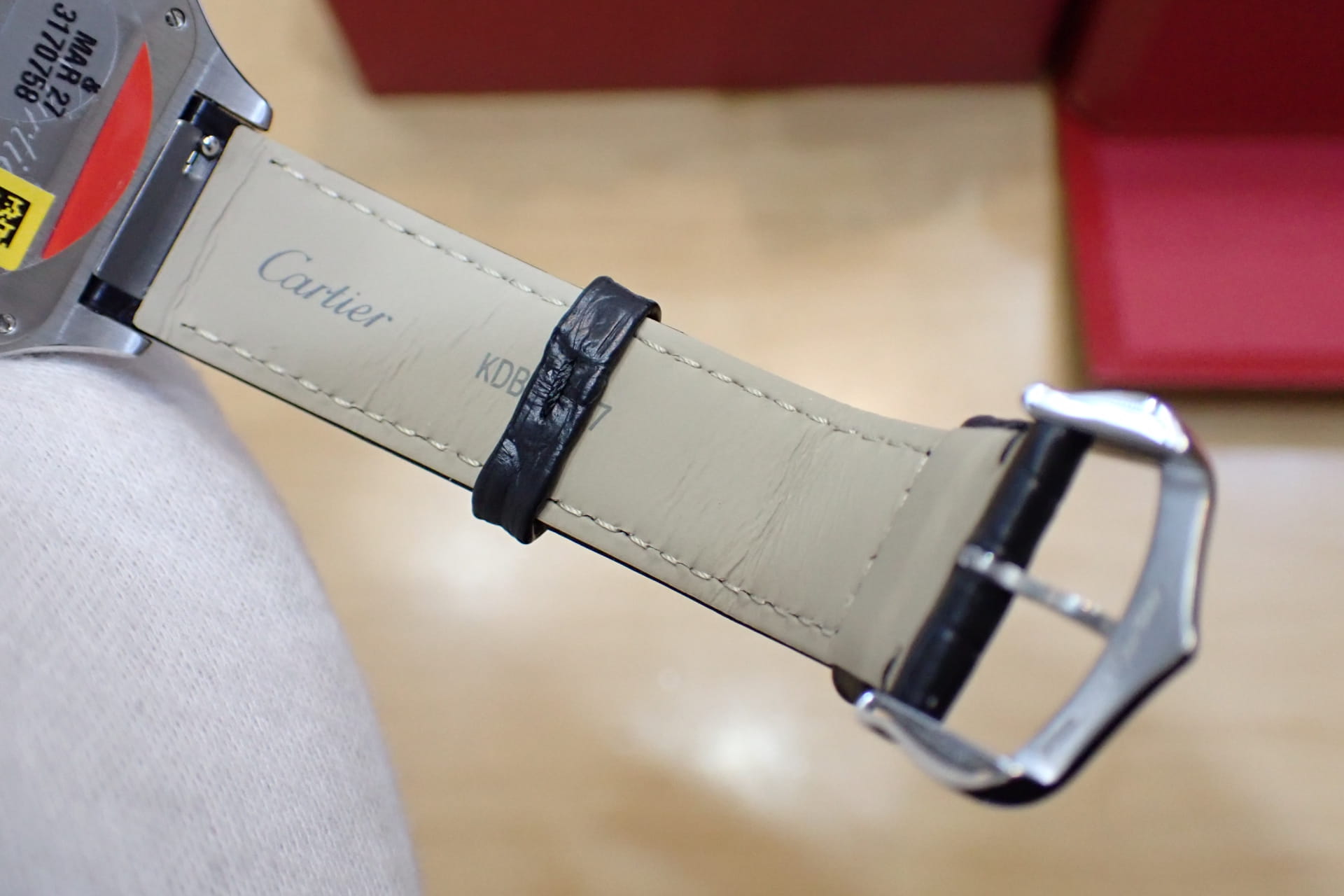 Cartier/カルティエ サントス デュモン LM Ref.WSSA0046 ブラックラッカー