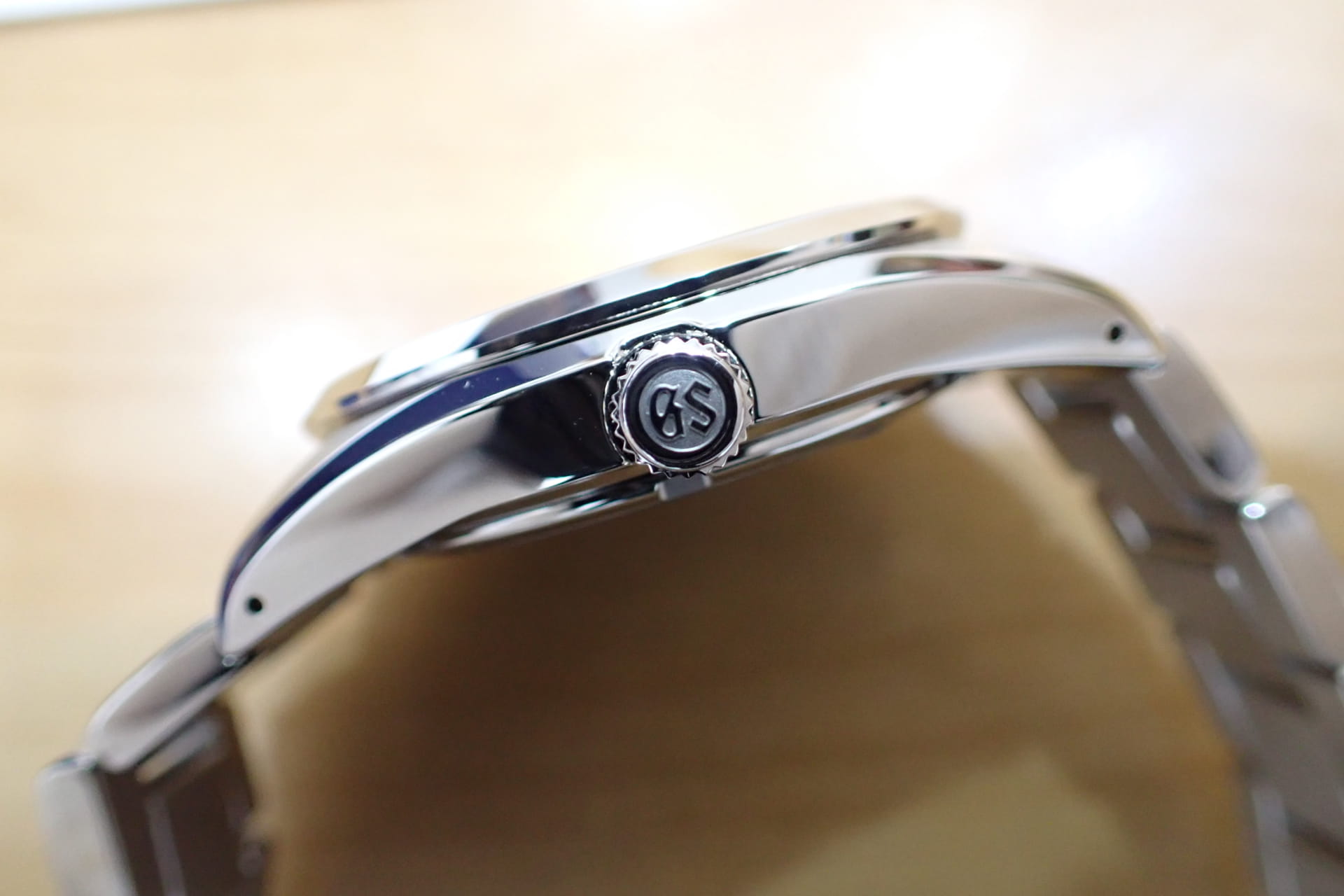 GrandSeiko/グランドセイコー ヘリテージコレクション 9F85クォーツ Ref.SBGP011 ブラック 保護シール付き