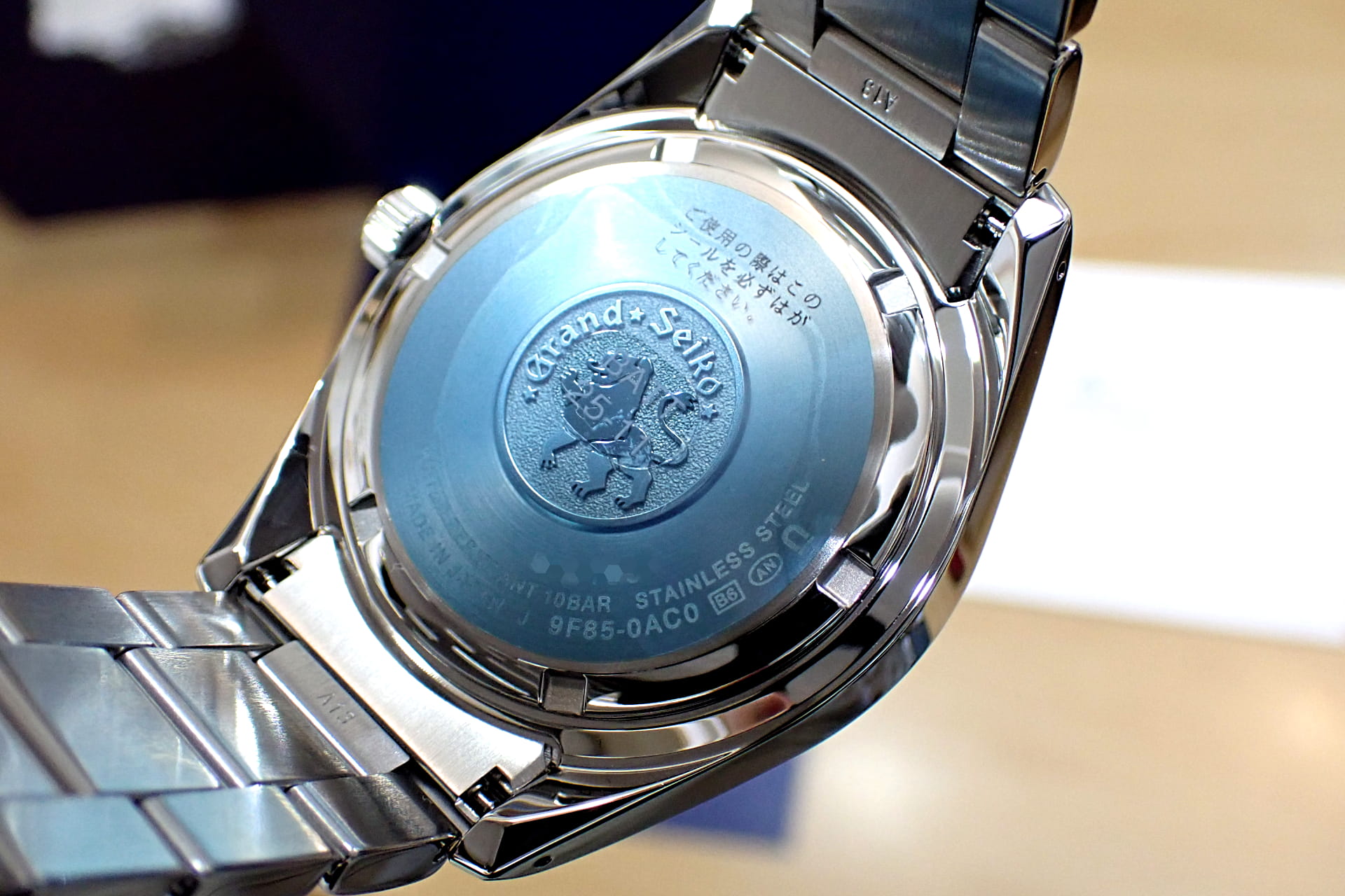 GrandSeiko/グランドセイコー ヘリテージコレクション 9F85クォーツ Ref.SBGP011 ブラック 保護シール付き