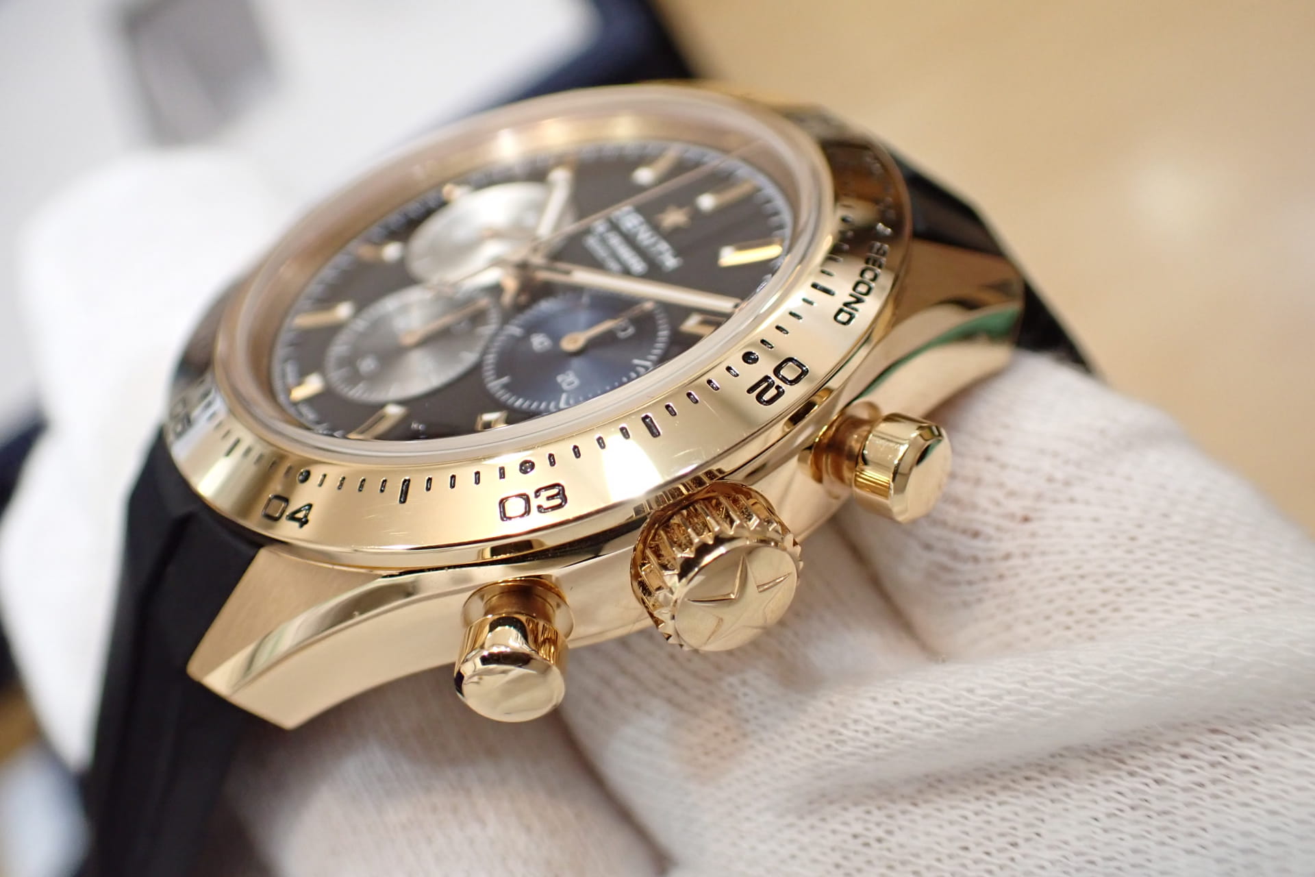 ZENITH/ゼニス クロノマスター スポーツ Ref.18.3101.3600/21.R951 K18RG/金無垢