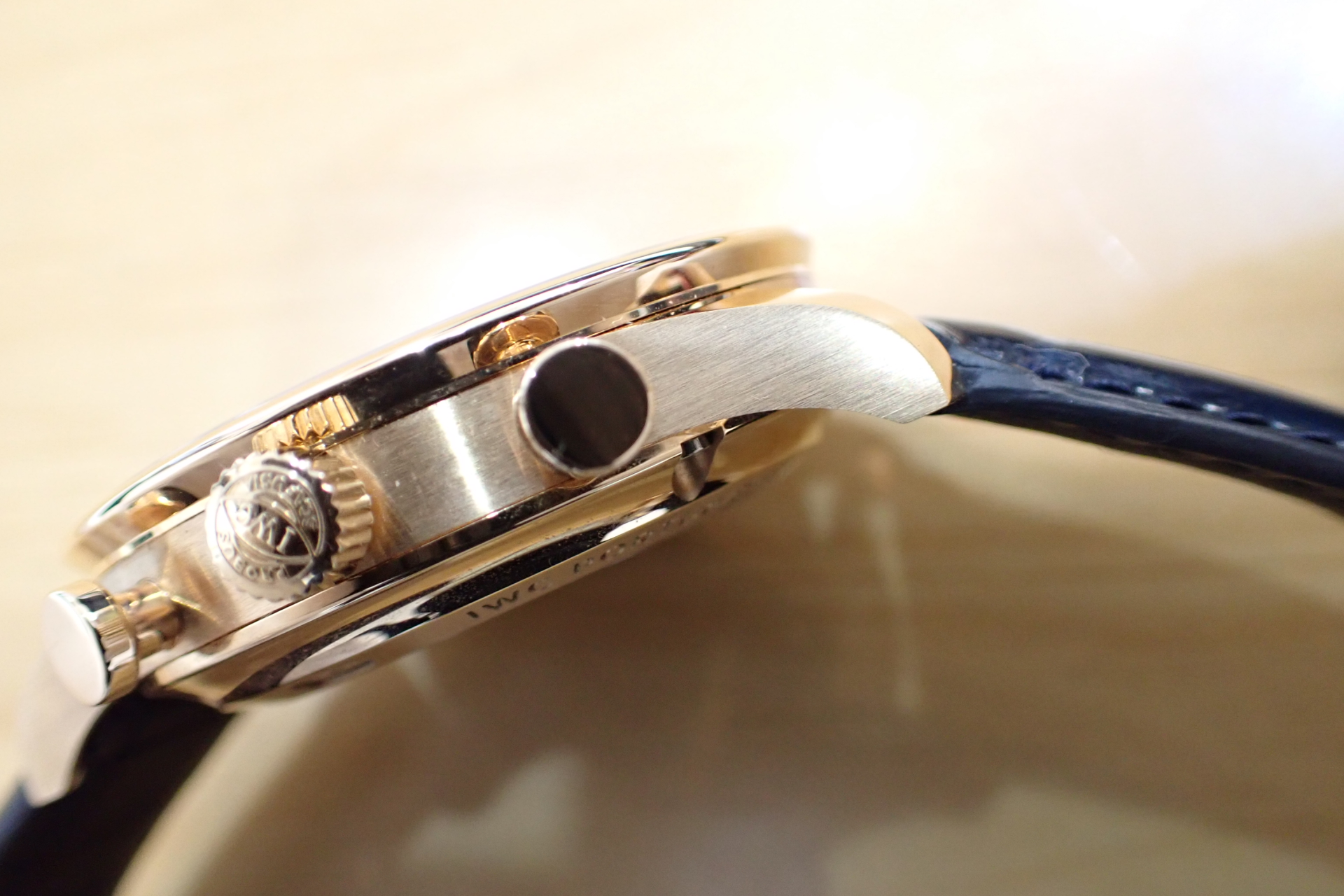 IWC ポルトギーゼ クロノグラフ ブティックエディション Ref.IW371614 ブルー文字盤K18RG製