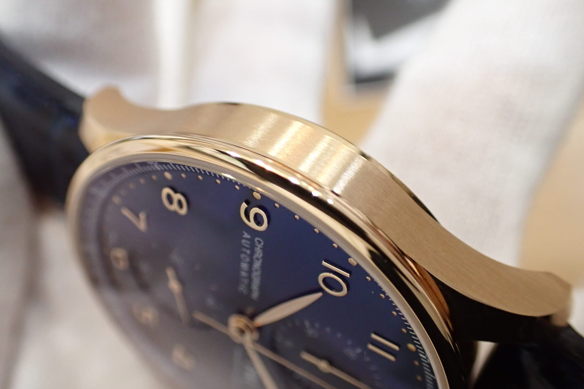 IWC ポルトギーゼ クロノグラフ ブティックエディション Ref.IW371614 ブルー文字盤K18RG製