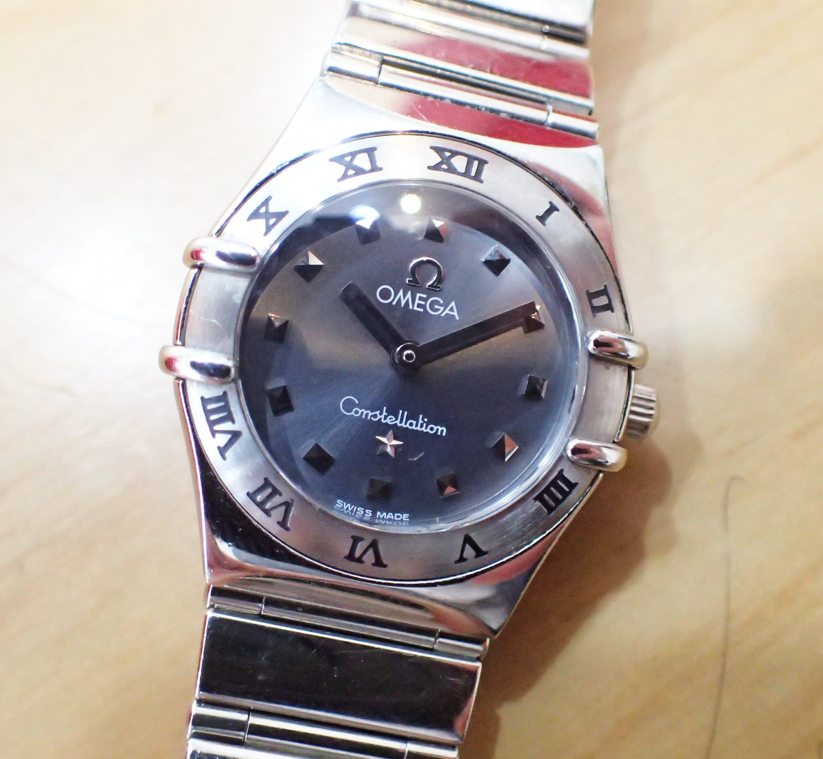 中古【オメガ】OMEGA コンステレーション Ref.1591.71 マイチョイス シルバー/グレーダイヤル レディース腕時計