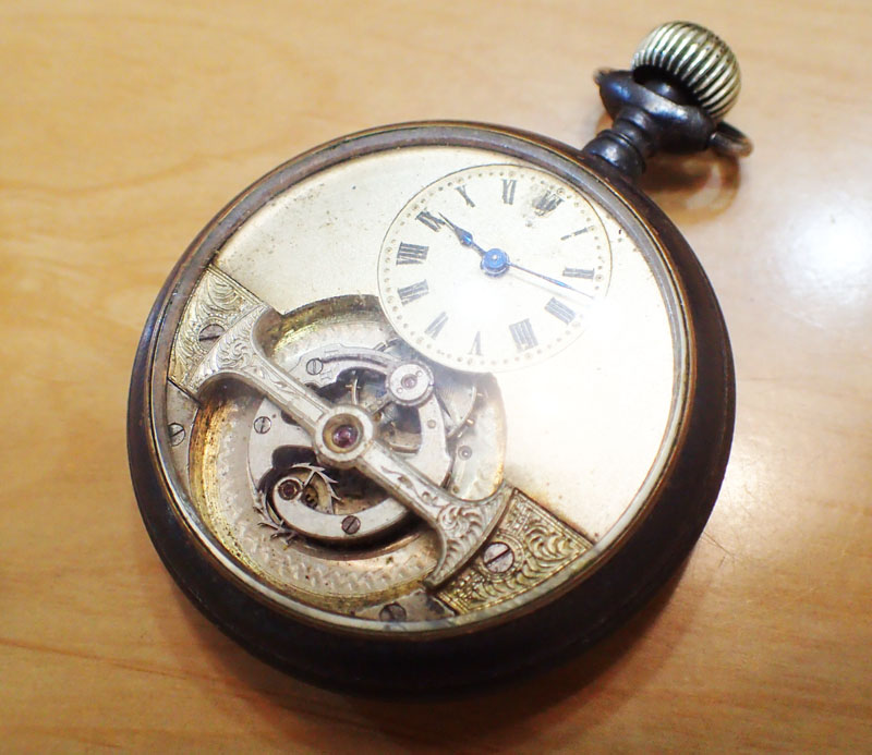 トゥールビヨンの懐中時計