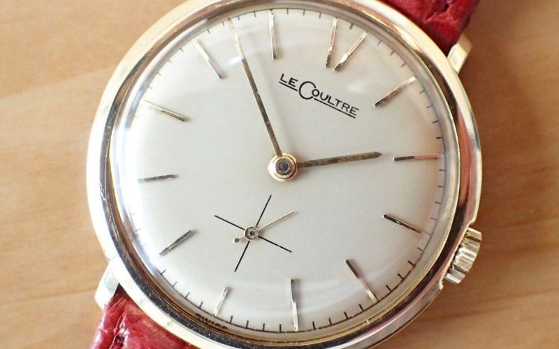 中古【LeCoultre】ルクルト 14K 金無垢 Cal.480cw 手巻きアンティーク時計