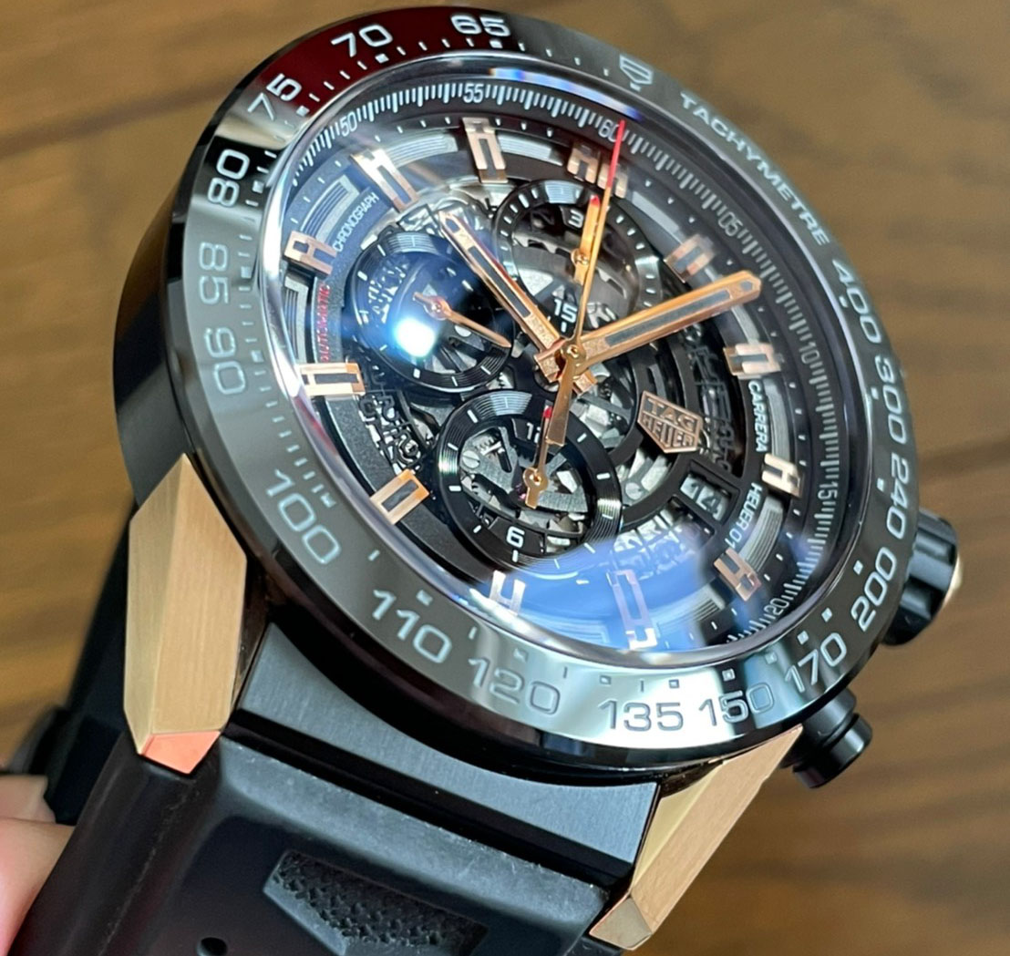 中古品【TAG HEUER】タグホイヤー カレラ キャリバー ホイヤー01  