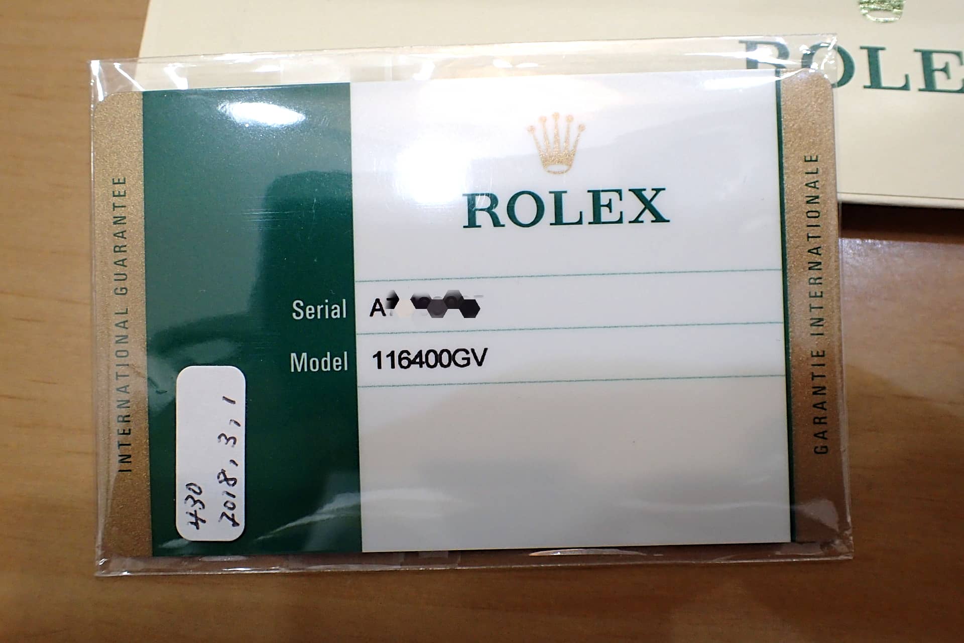ROLEX ロレックス ミルガウス Ref.116400GV Zブルー