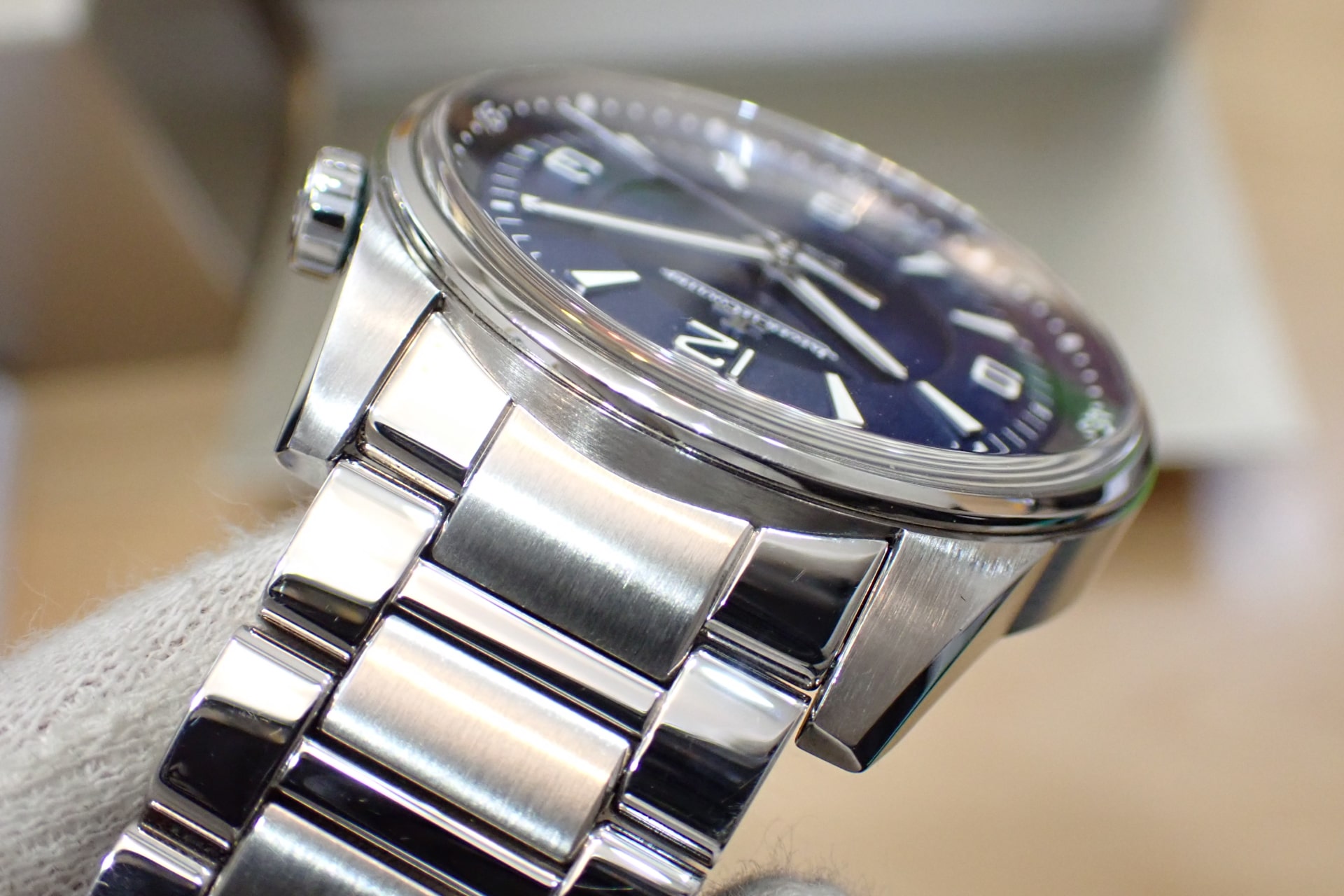 ジャガールクルト/JAEGER-LECOULTRE ポラリス オートマティック Ref.Q9008180 ブルー