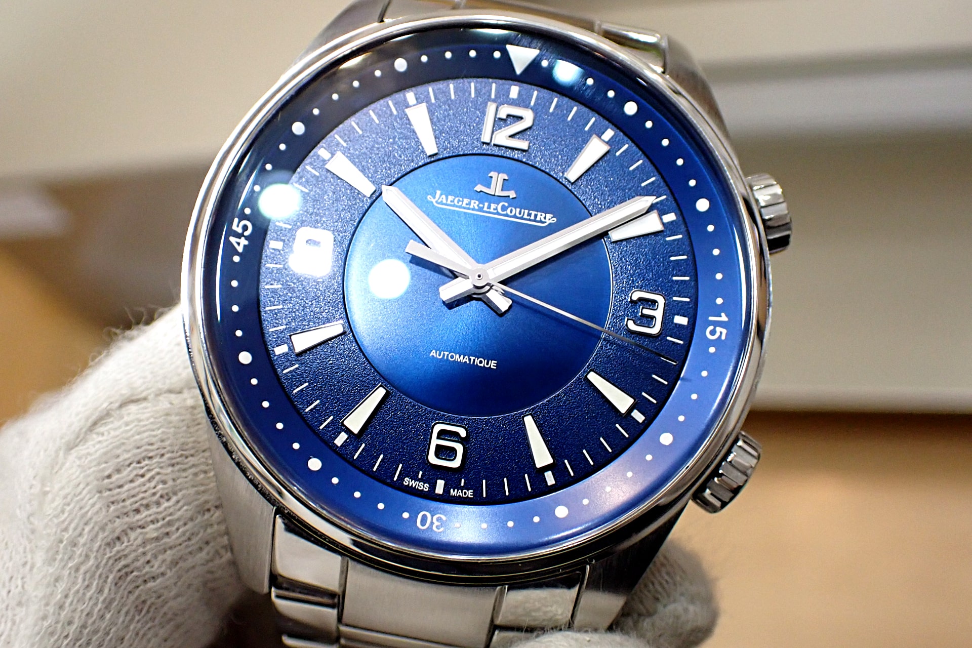 ジャガールクルト/JAEGER-LECOULTRE ポラリス オートマティック Ref.Q9008180 ブルー