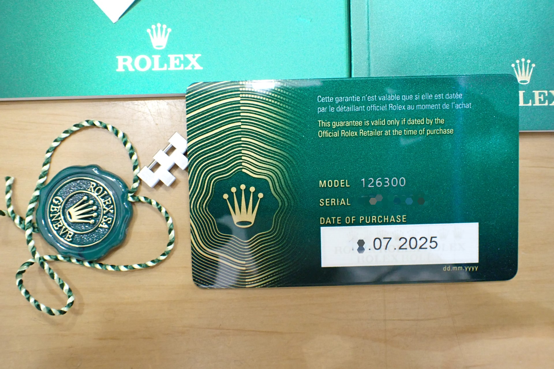 ROLEX/ロレックス デイトジャスト41 Ref.126300 ブライトブルー文字盤