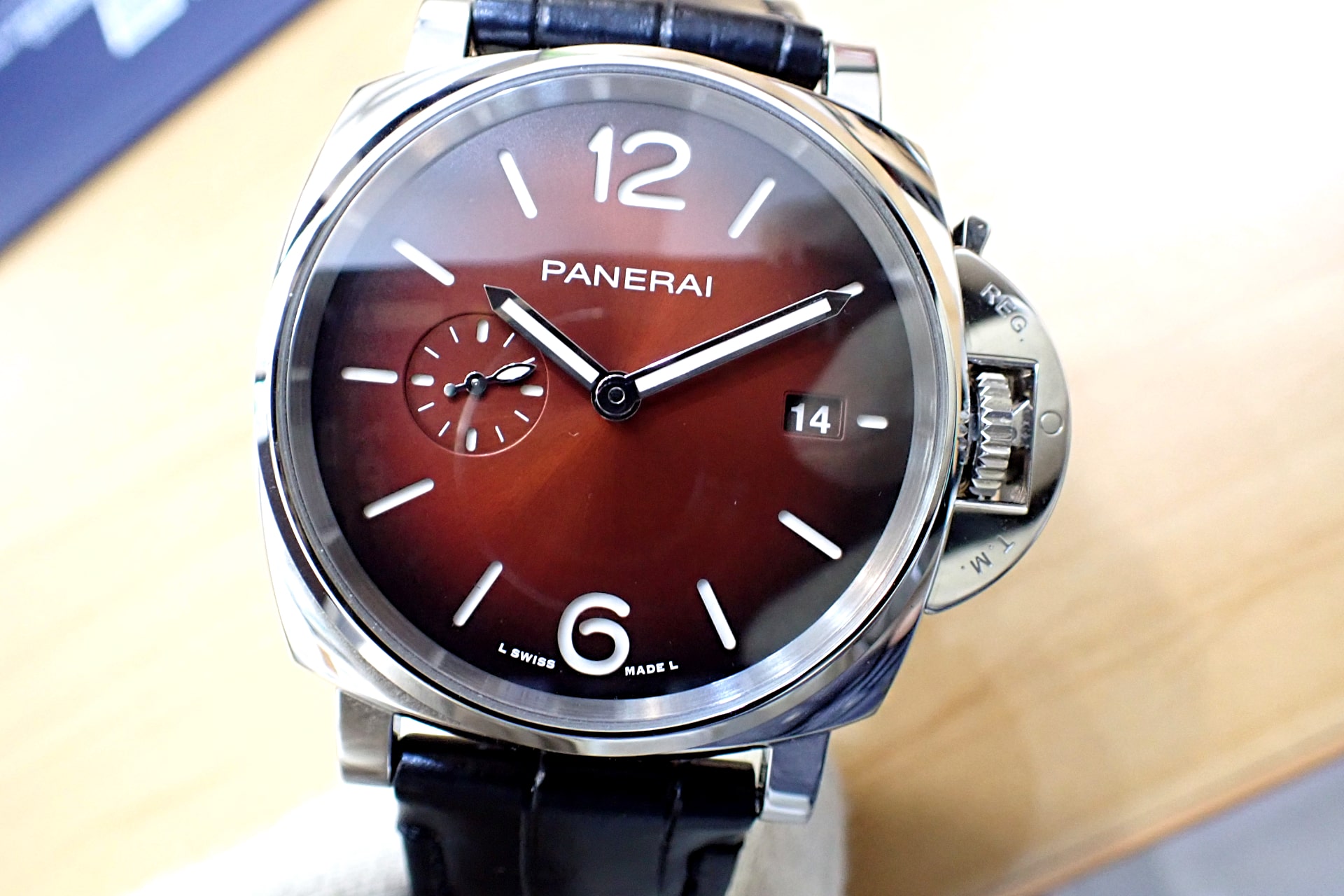 PANERAI/パネライ ルミノール ドゥエ Ref.PAM01424 バーガンディ文字盤