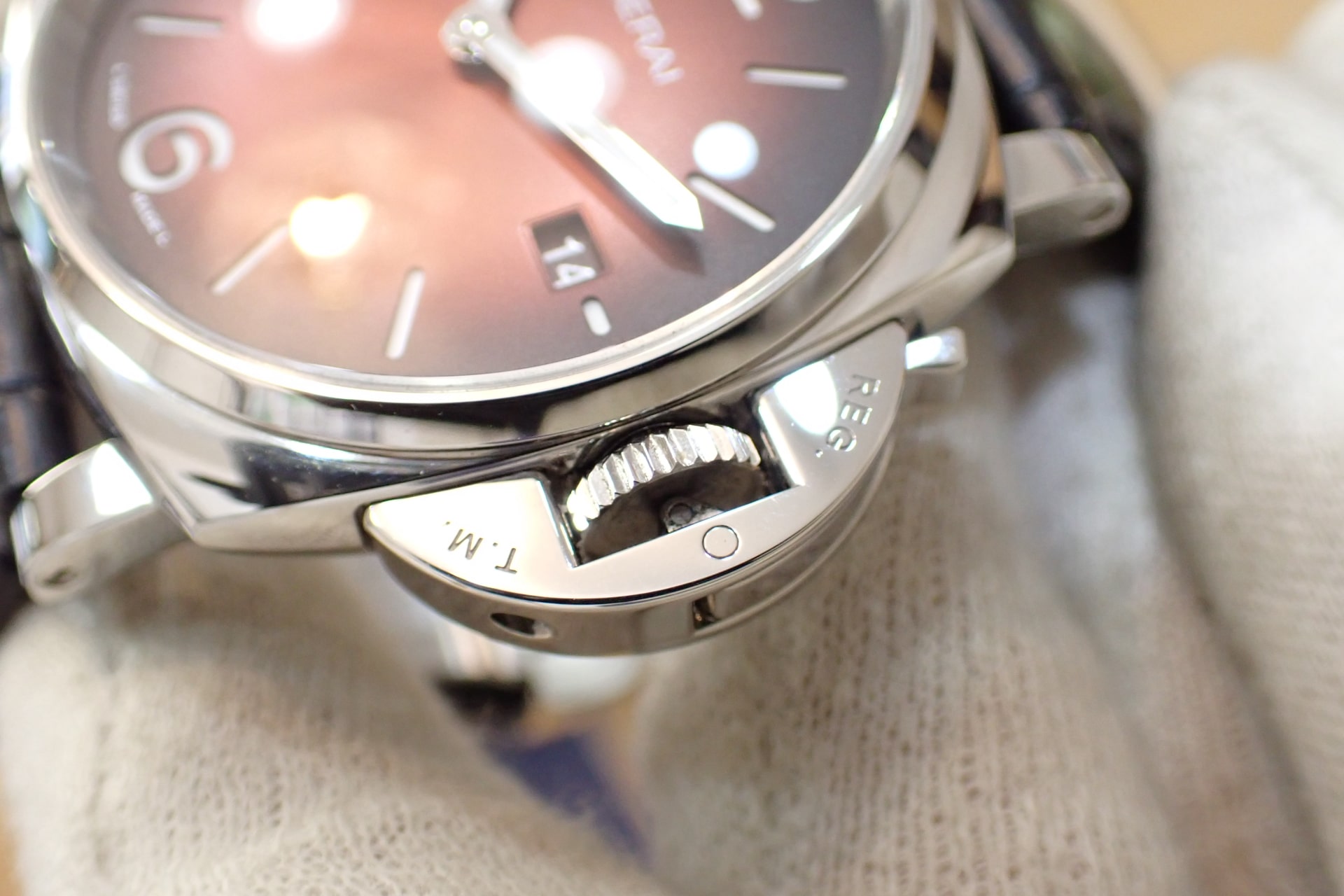 PANERAI/パネライ ルミノール ドゥエ Ref.PAM01424 バーガンディ文字盤