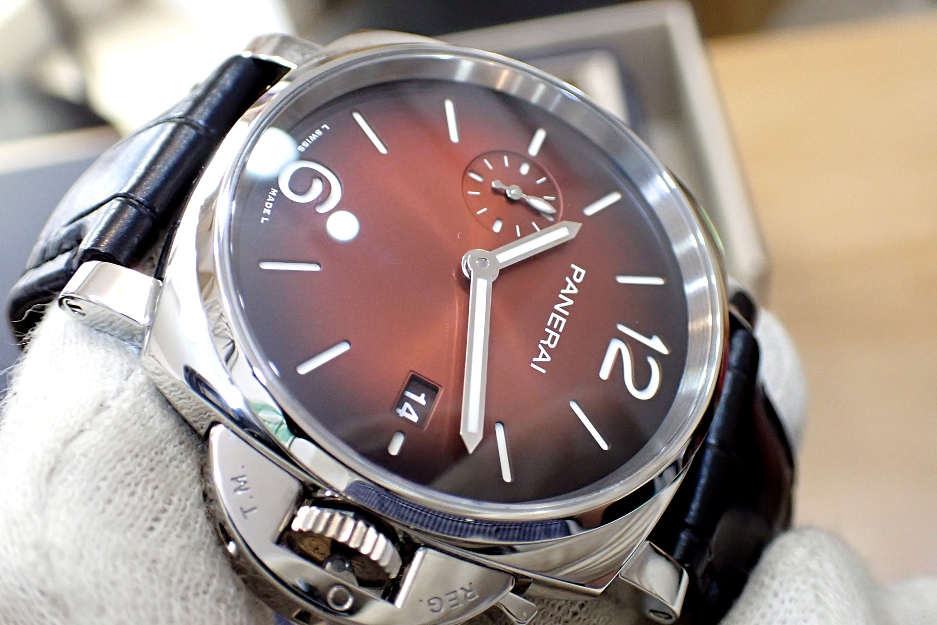 PANERAI/パネライ ルミノール ドゥエ Ref.PAM01424 バーガンディ文字盤