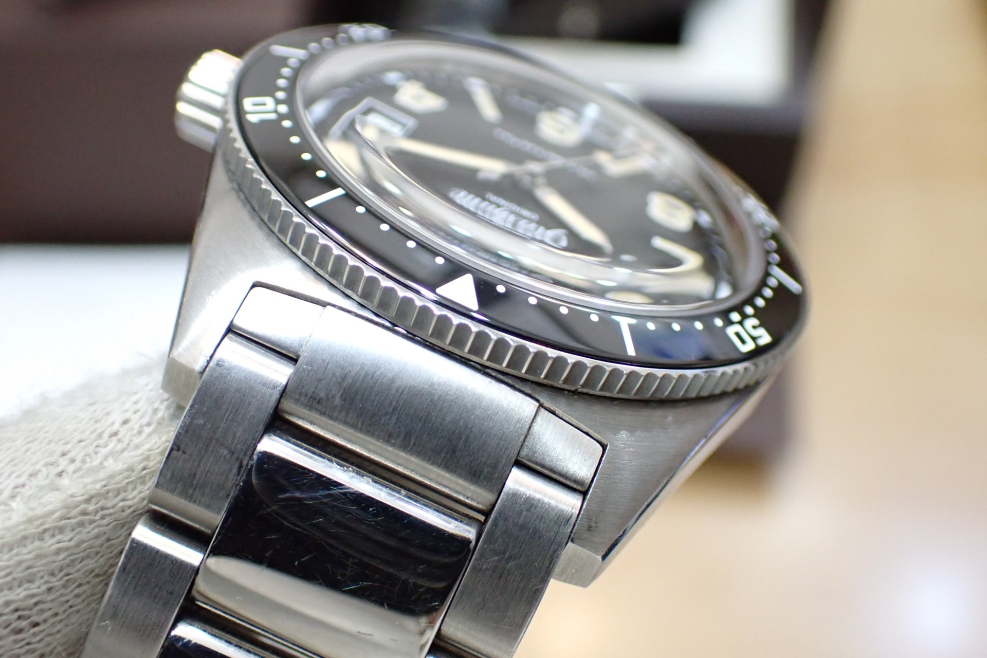 GLASHUTTE ORIGINAL/グラスヒュッテ オリジナル SeaQ/シーキュー Ref.1-39-11-06-80-70 黒文字盤