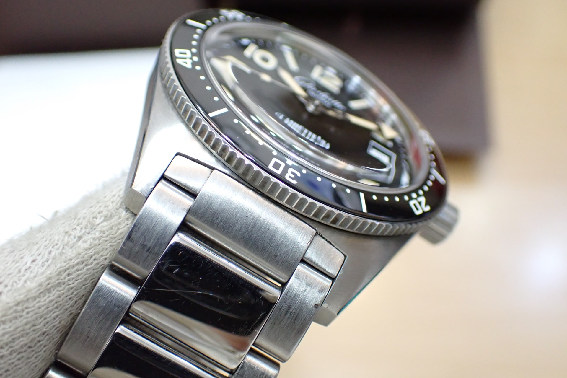 GLASHUTTE ORIGINAL/グラスヒュッテ オリジナル SeaQ/シーキュー Ref.1-39-11-06-80-70 黒文字盤