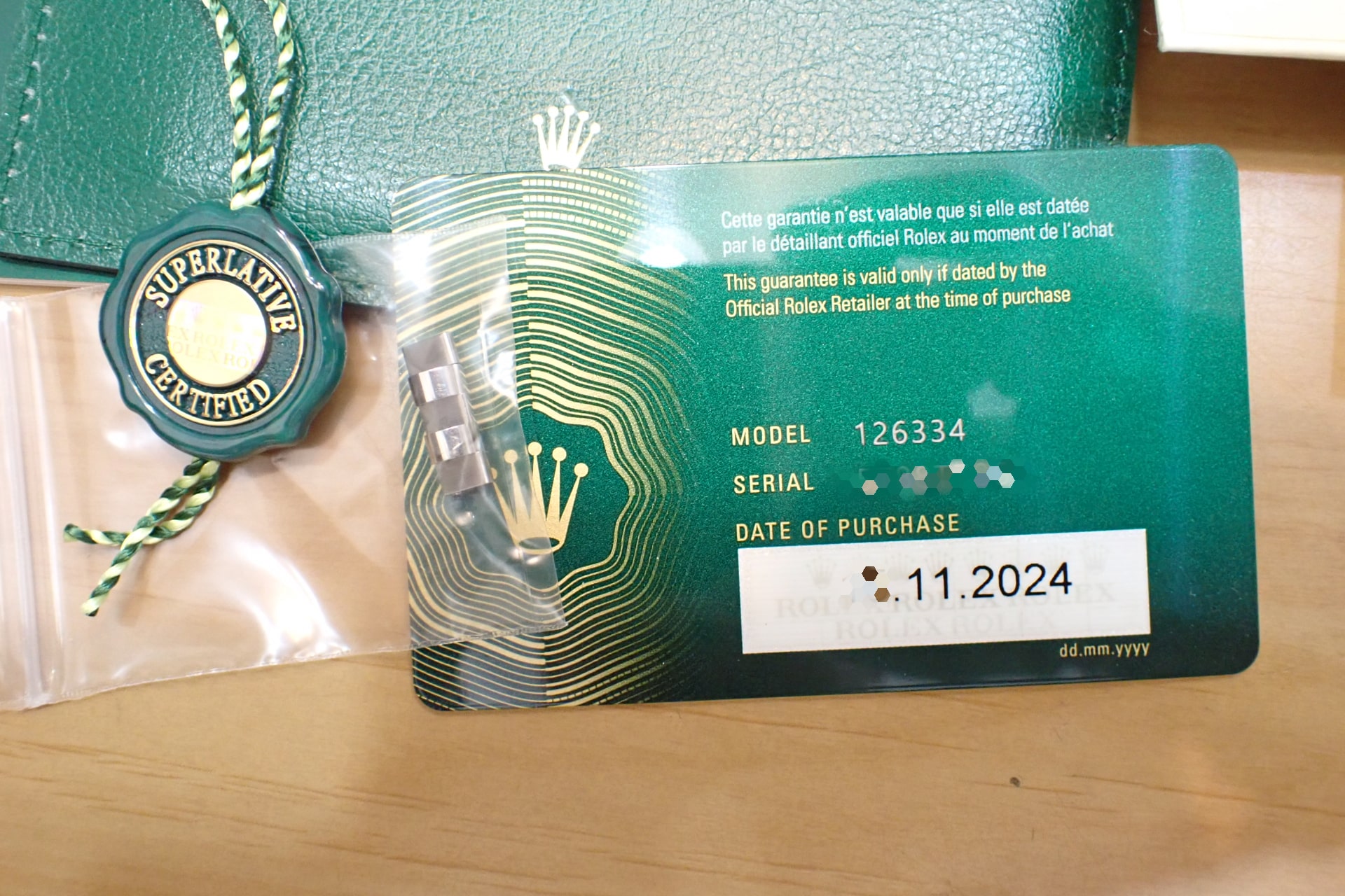 ROLEX/ロレックス デイトジャスト41 Ref.126334 WG/SS ミントグリーン/フルーテッドベゼル ジュビリーブレス