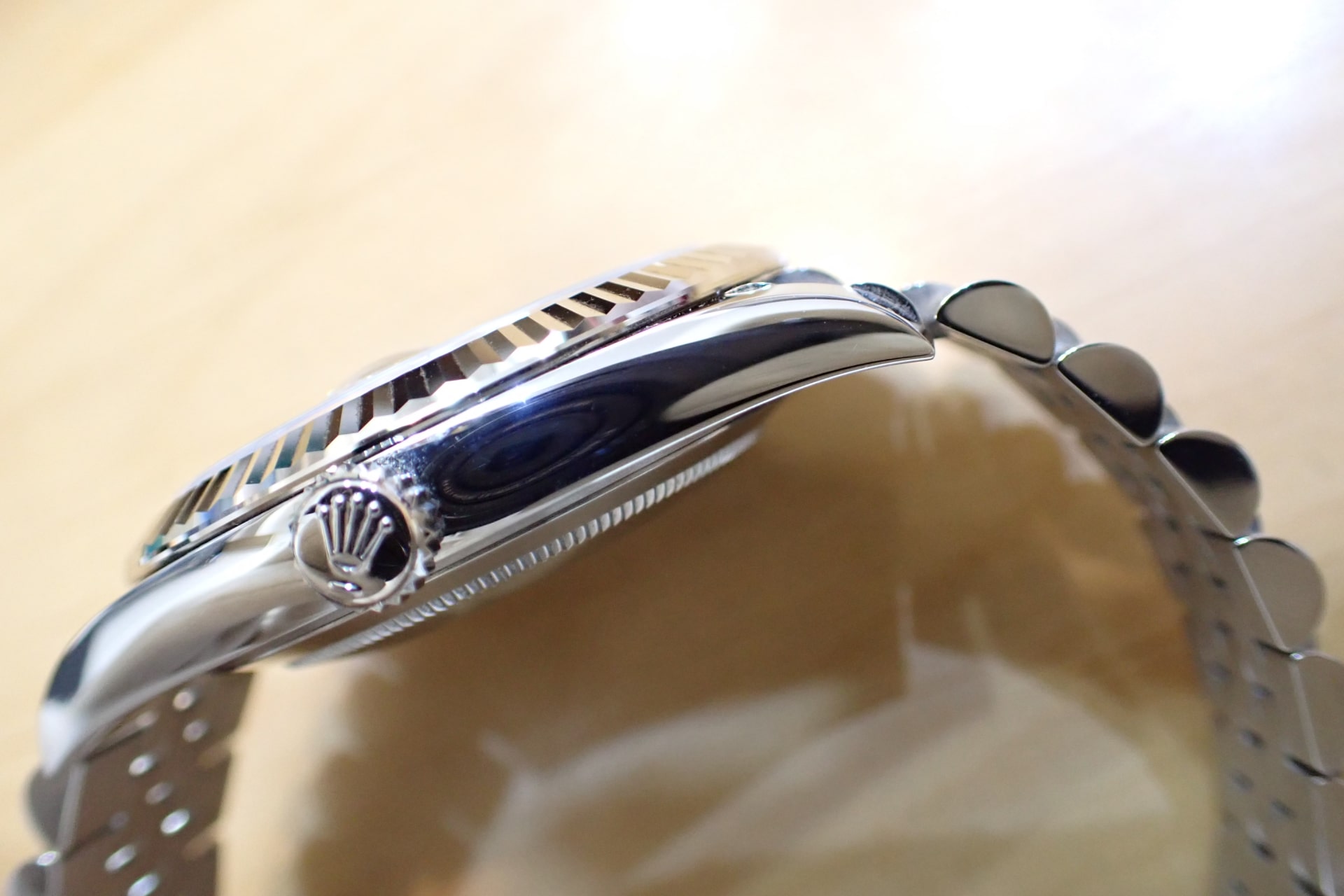 ROLEX/ロレックス デイトジャスト41 Ref.126334 WG/SS ミントグリーン/フルーテッドベゼル ジュビリーブレス