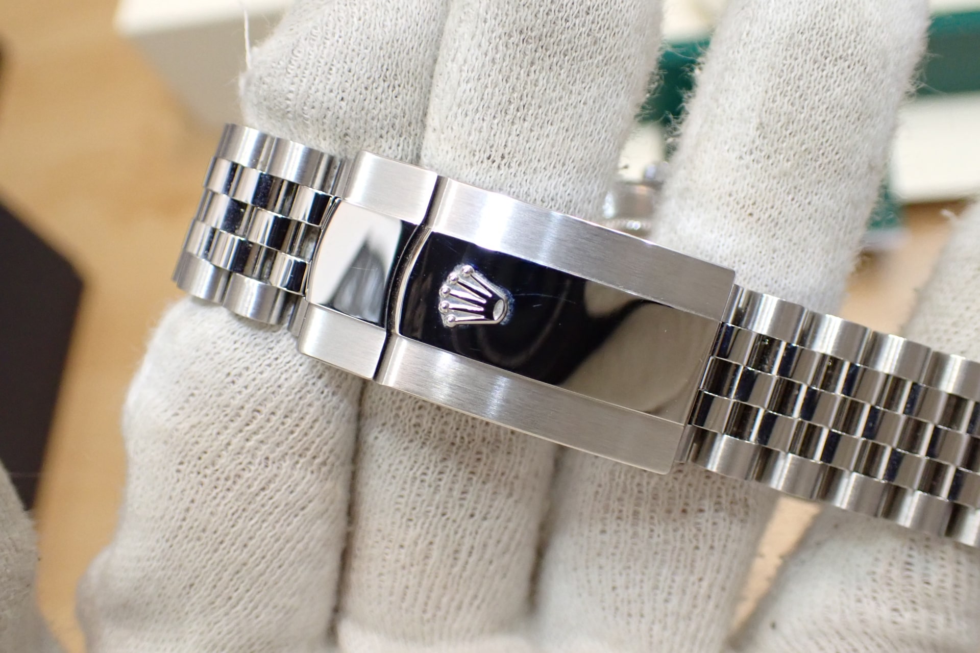 ROLEX/ロレックス デイトジャスト41 Ref.126334 WG/SS ミントグリーン/フルーテッドベゼル ジュビリーブレス