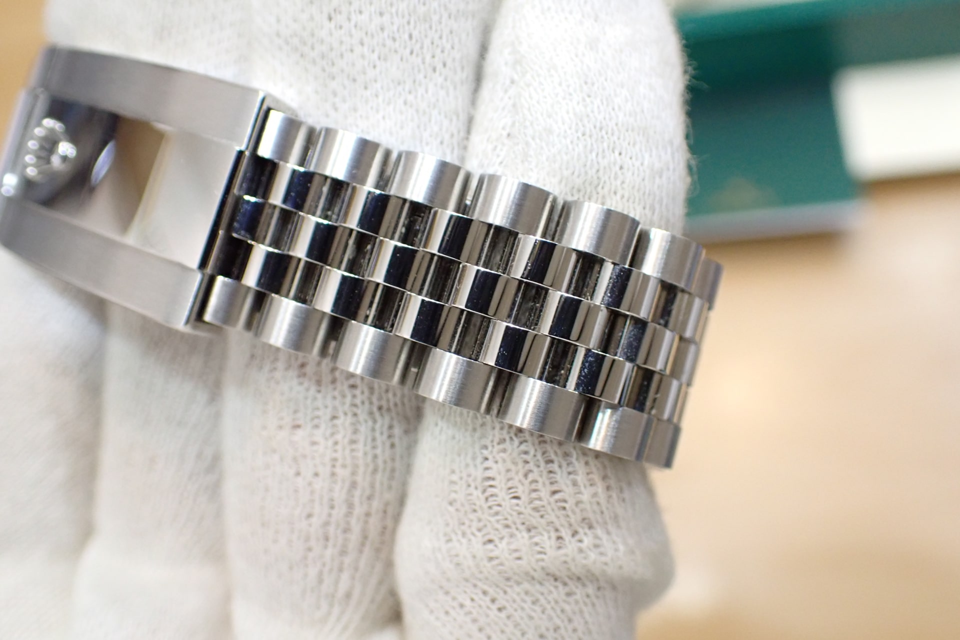 ROLEX/ロレックス デイトジャスト41 Ref.126334 WG/SS ミントグリーン/フルーテッドベゼル ジュビリーブレス