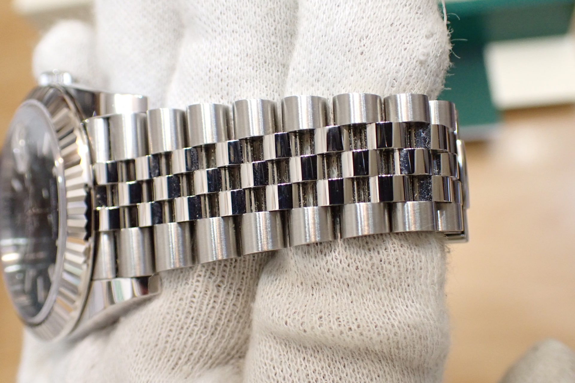 ROLEX/ロレックス デイトジャスト41 Ref.126334 WG/SS ミントグリーン/フルーテッドベゼル ジュビリーブレス