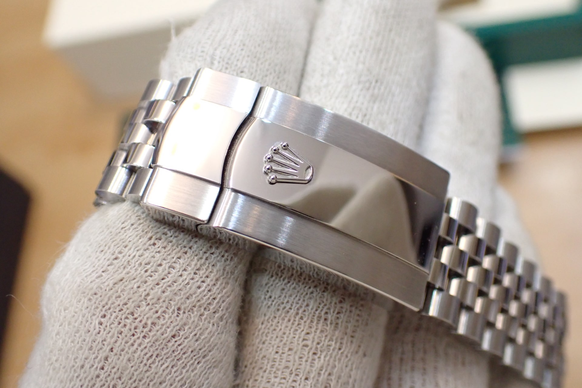 ROLEX/ロレックス デイトジャスト41 Ref.126334 WG/SS ミントグリーン/フルーテッドベゼル ジュビリーブレス