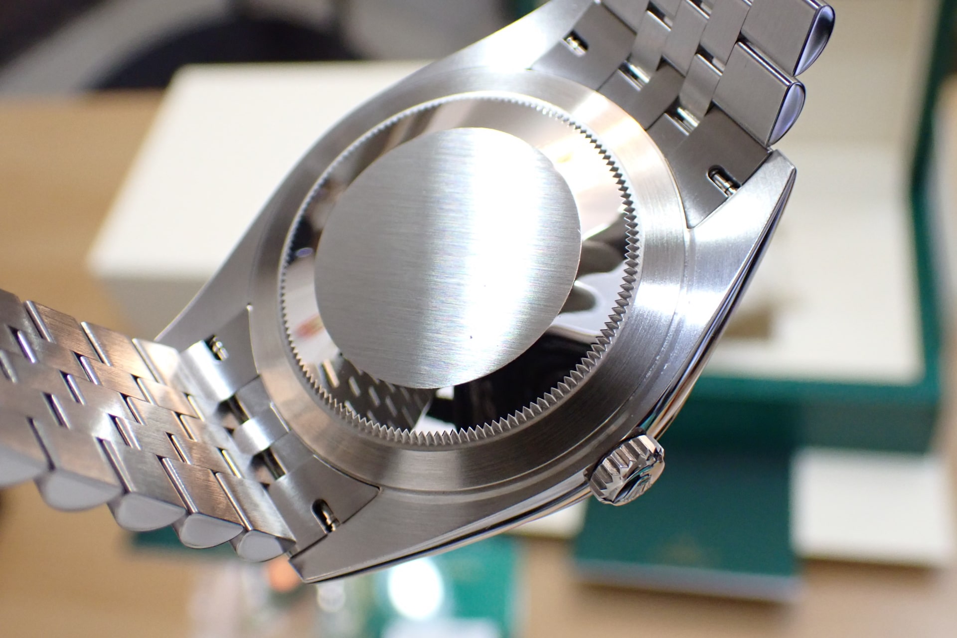 ROLEX/ロレックス デイトジャスト41 Ref.126334 WG/SS ミントグリーン/フルーテッドベゼル ジュビリーブレス