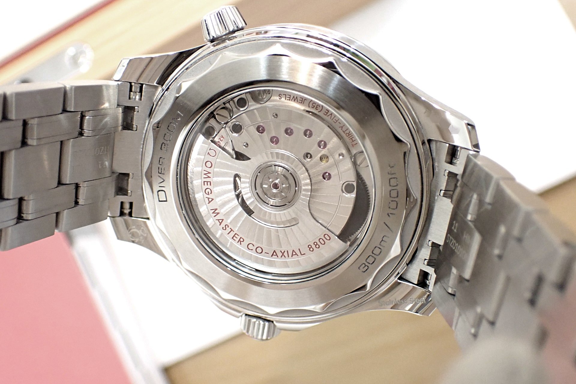 オメガ/OMEGA シーマスター ダイバー300m コーアクシャル マスタークロノメーター Ref.210.30.42.20.10.001 グリーン文字盤