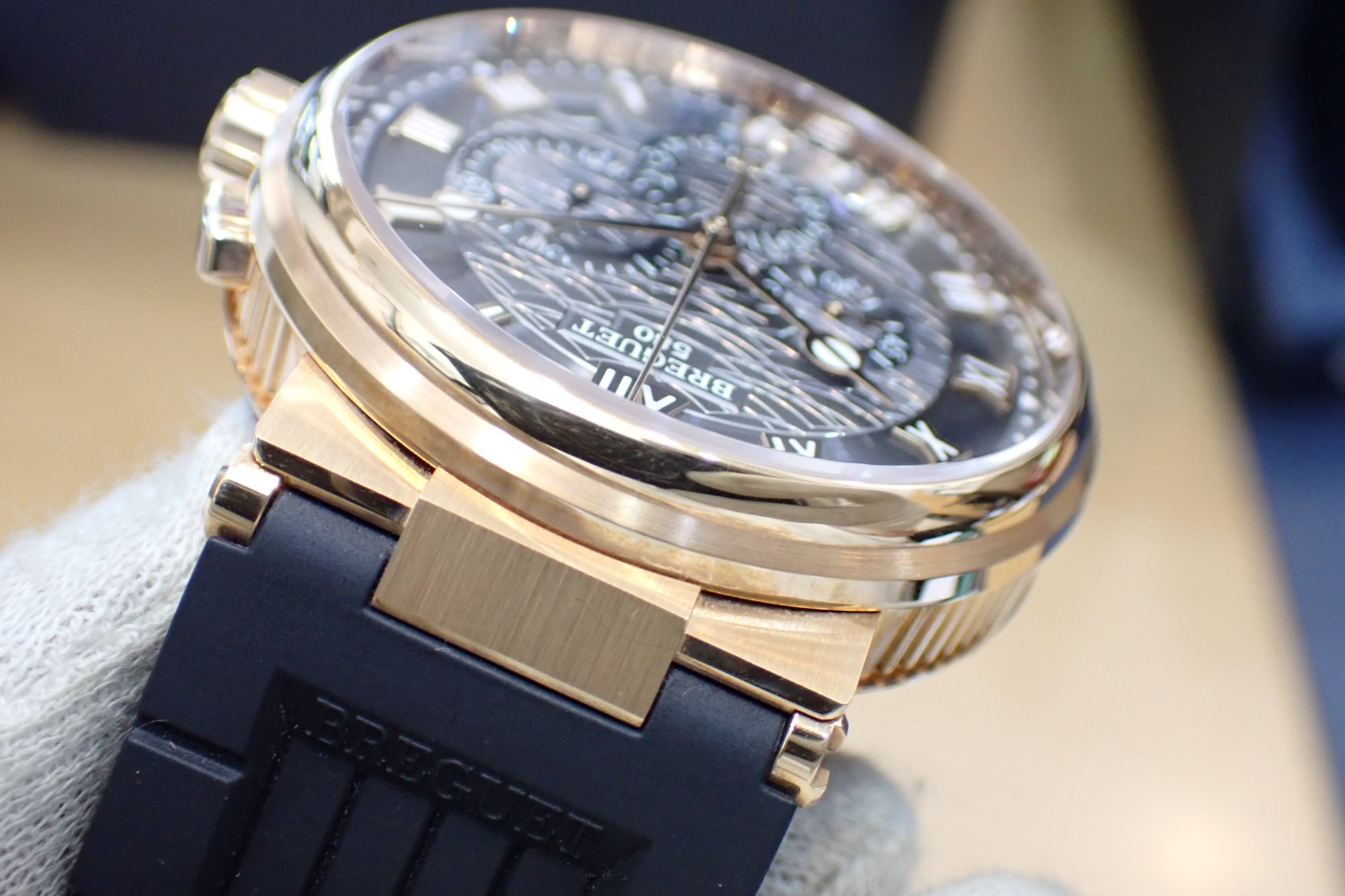 ブレゲ/Breguet マリーン クロノグラフ　18KRG グレー文字盤 Ref.5527BR/G3/9WV