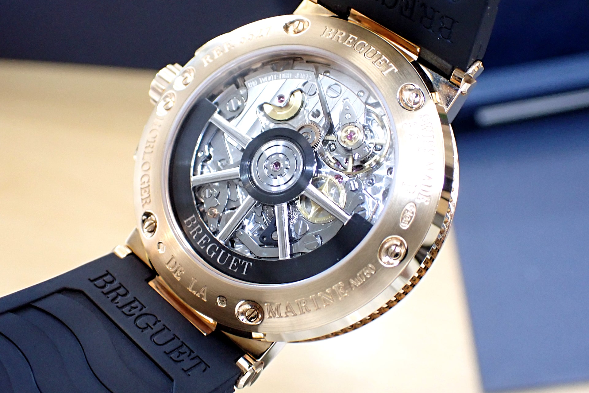 ブレゲ/Breguet マリーン クロノグラフ　18KRG グレー文字盤 Ref.5527BR/G3/9WV