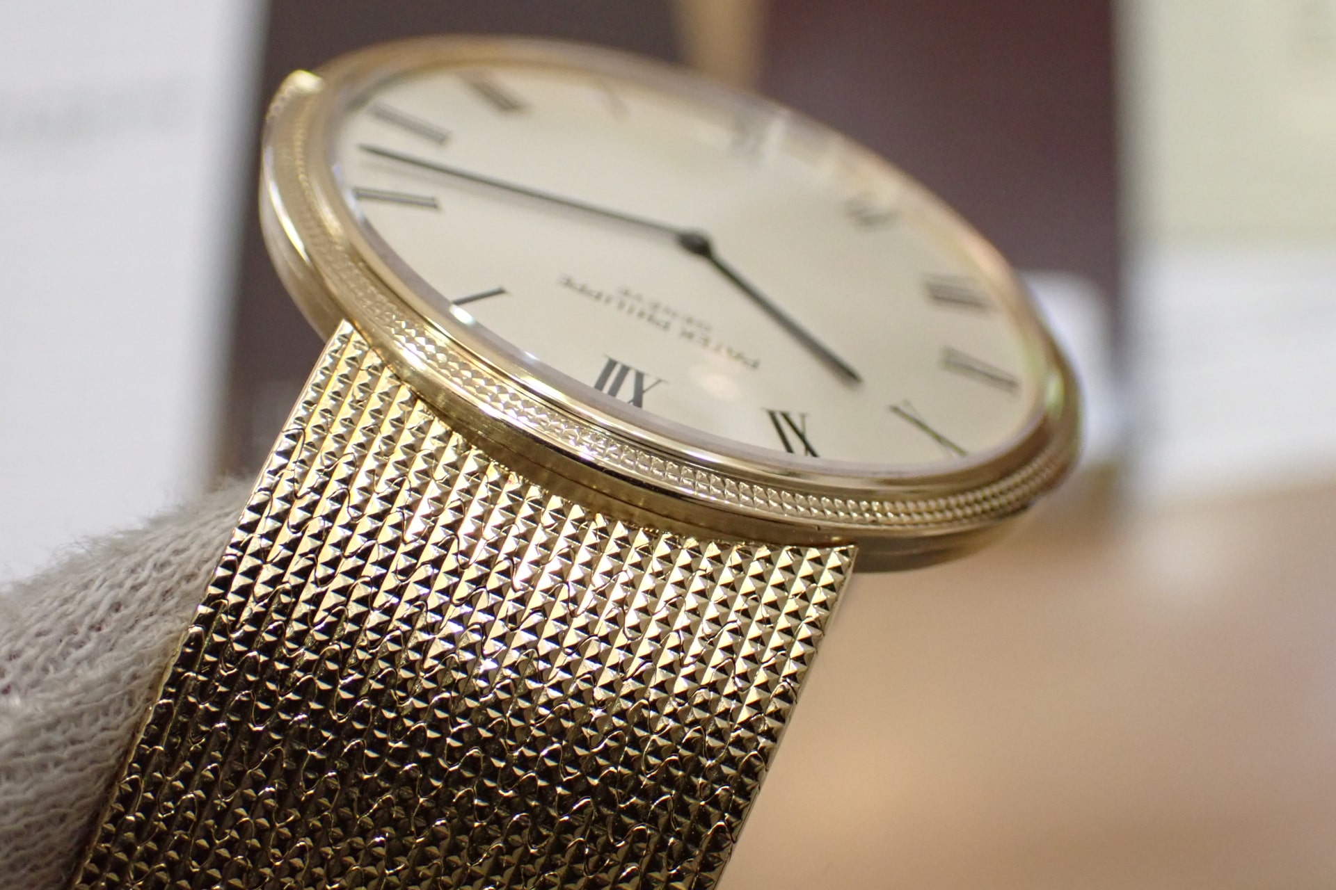 パテックフィリップ/PATEKPHILIPPE カラトラバ Ref.3588/1 18KYG ベルト一体モデル