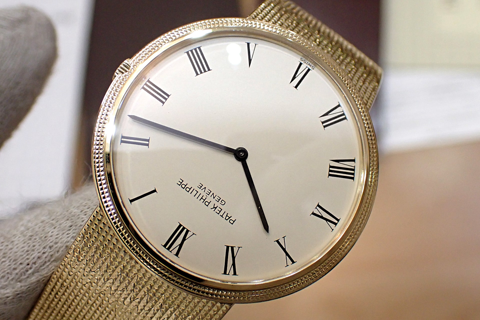 パテックフィリップ/PATEKPHILIPPE カラトラバ Ref.3588/1 18KYG ベルト一体モデル