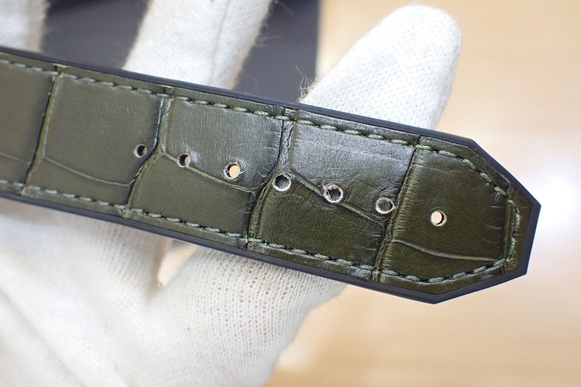 HUBLOT/ウブロ クラシックフュージョン クロノグラフ チタニウム Ref.521.NX.8970.LR グリーン文字盤