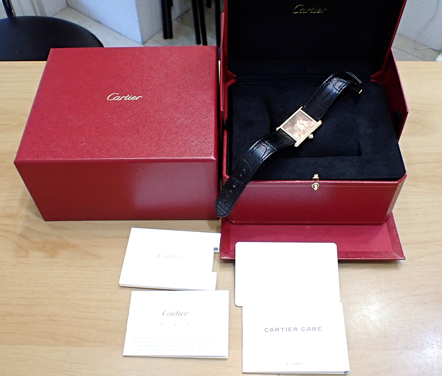 カルティエ/Cartier タンク ルイ カルティエ LM ラージサイズ Ref.WGTA0091 18KYG